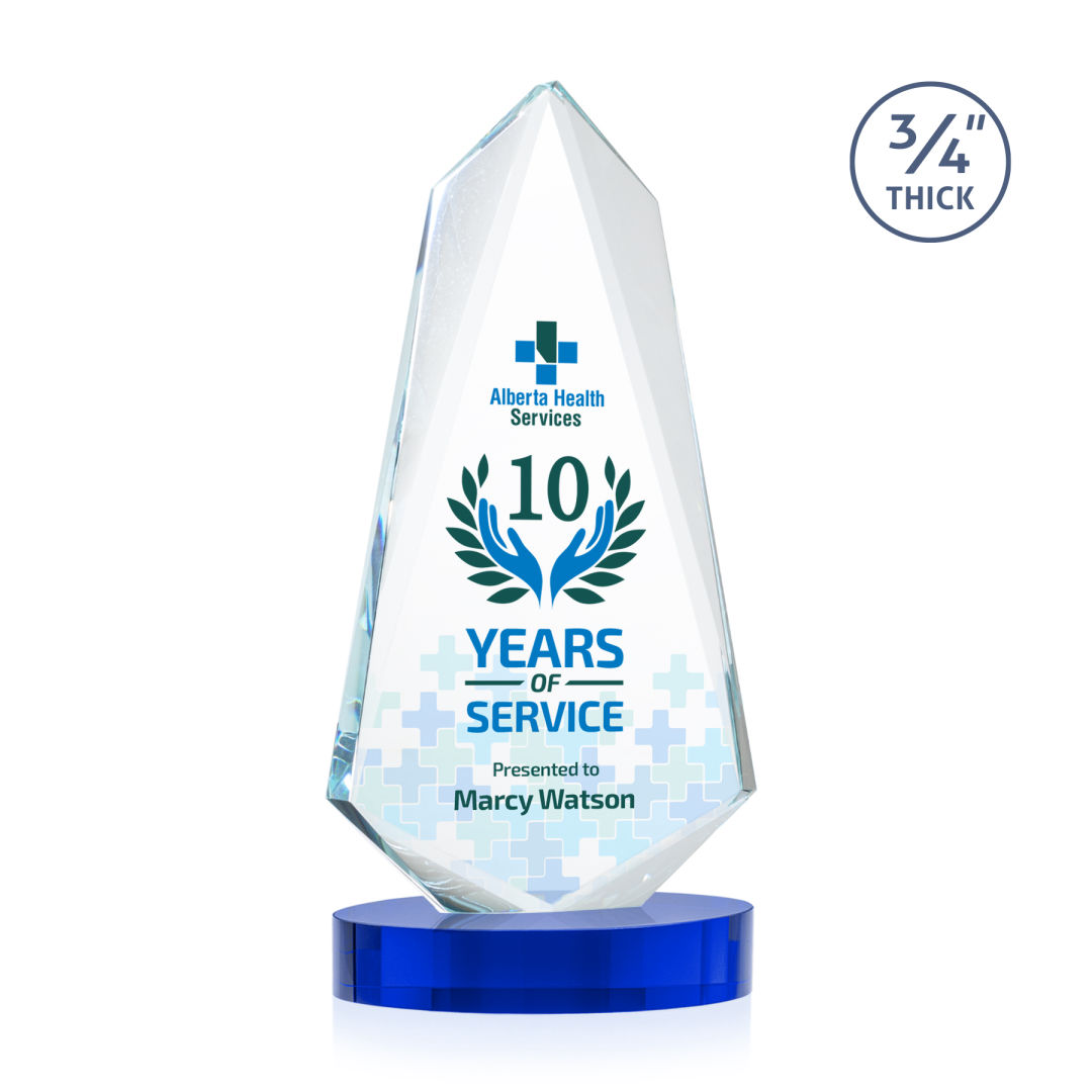 Sheridan VividPrint™ Award on Alberton Base - Blue 7
