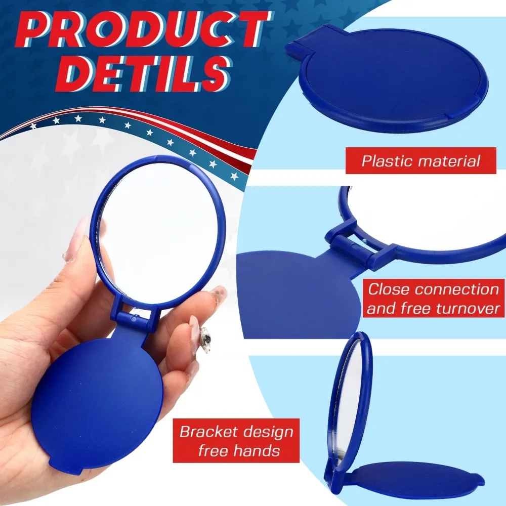 Bulk Multicolor Pocket Mirrors 13