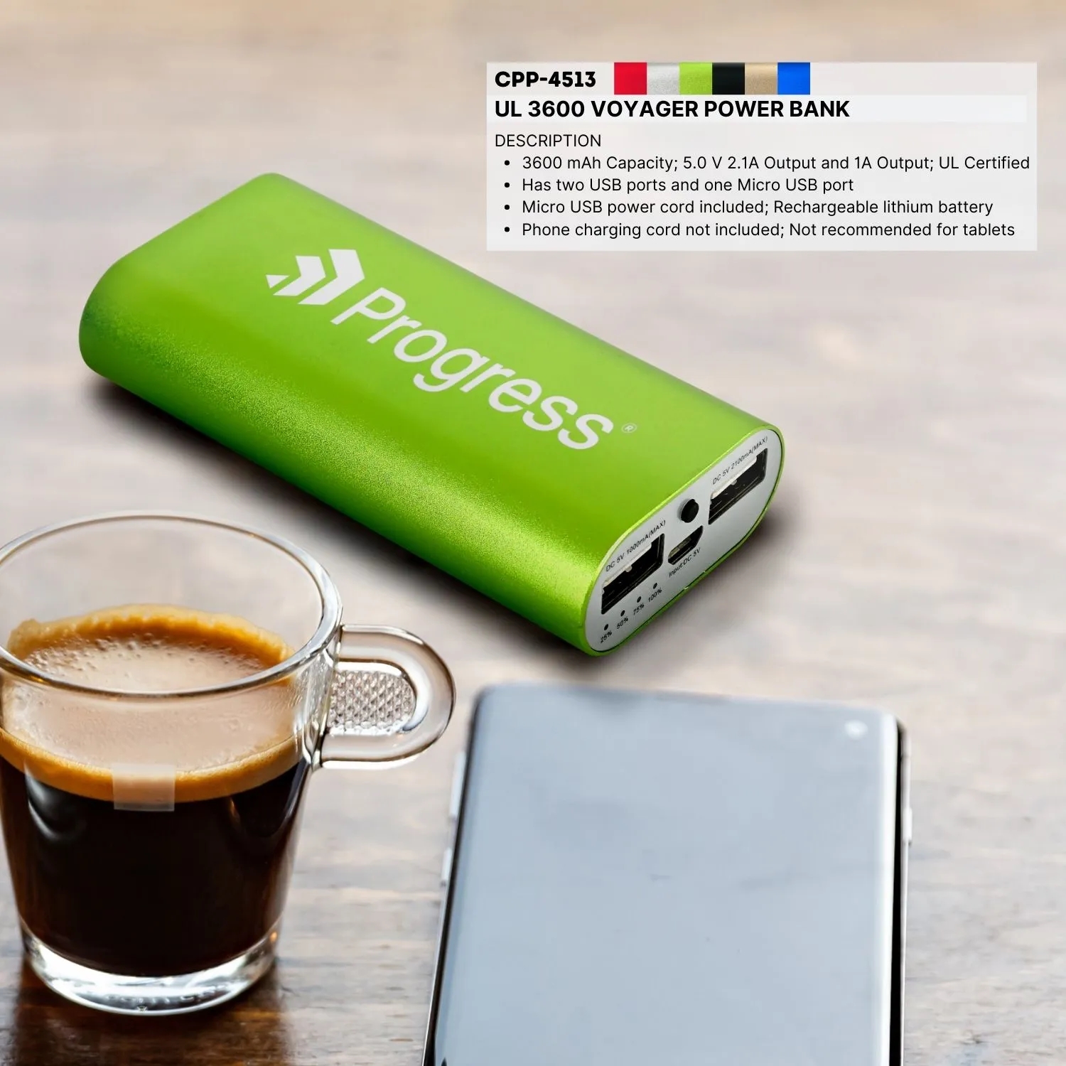 UL 3600 VOYAGER POWER BANK 7