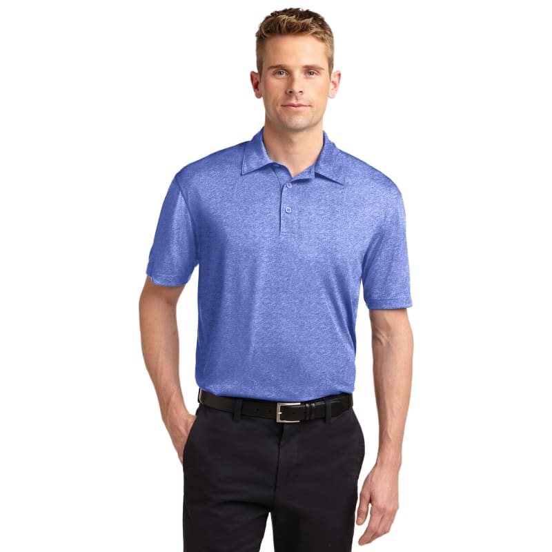 Sport-Tek Heather Contender Polo. 53