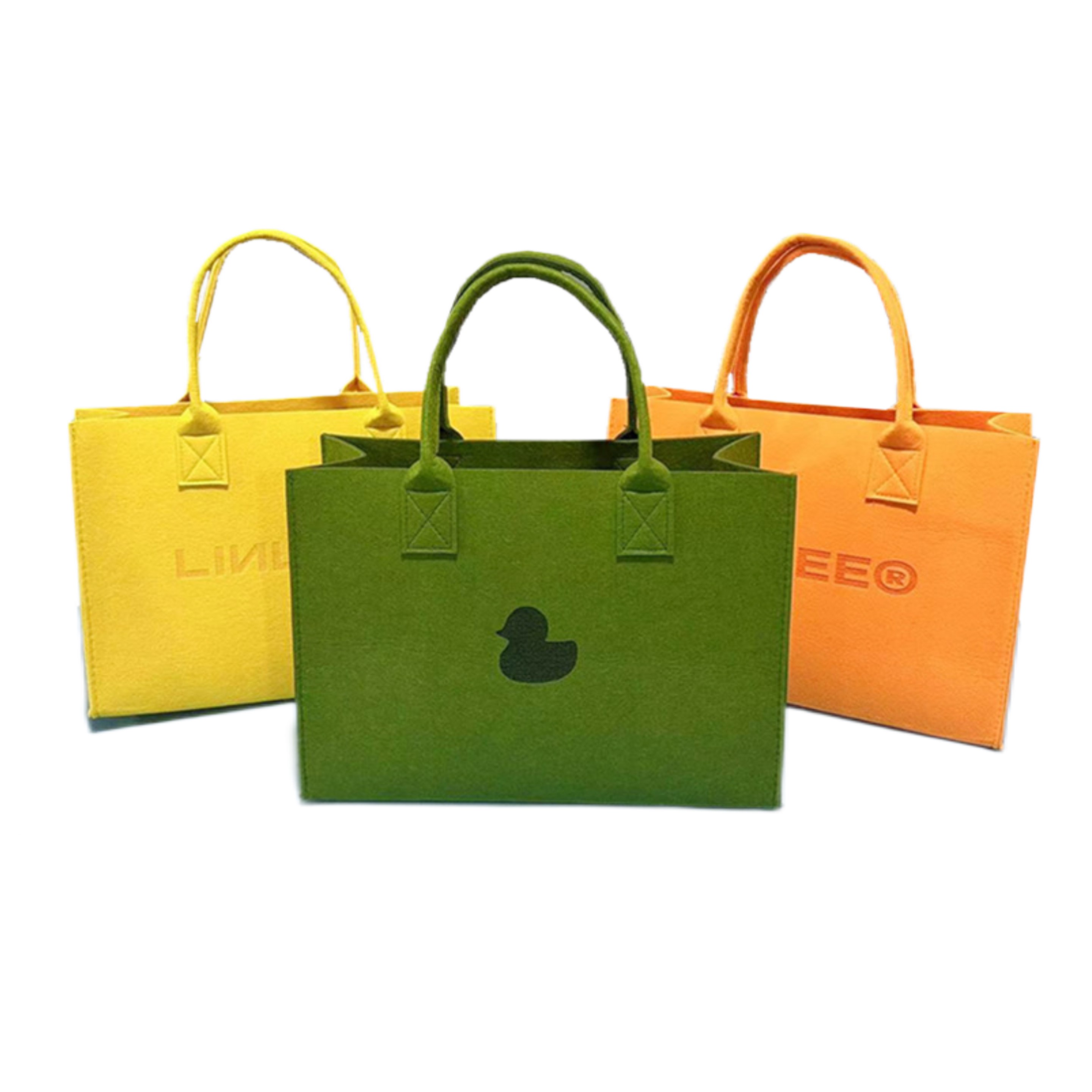 Felt Tote Bag (direct import) 1