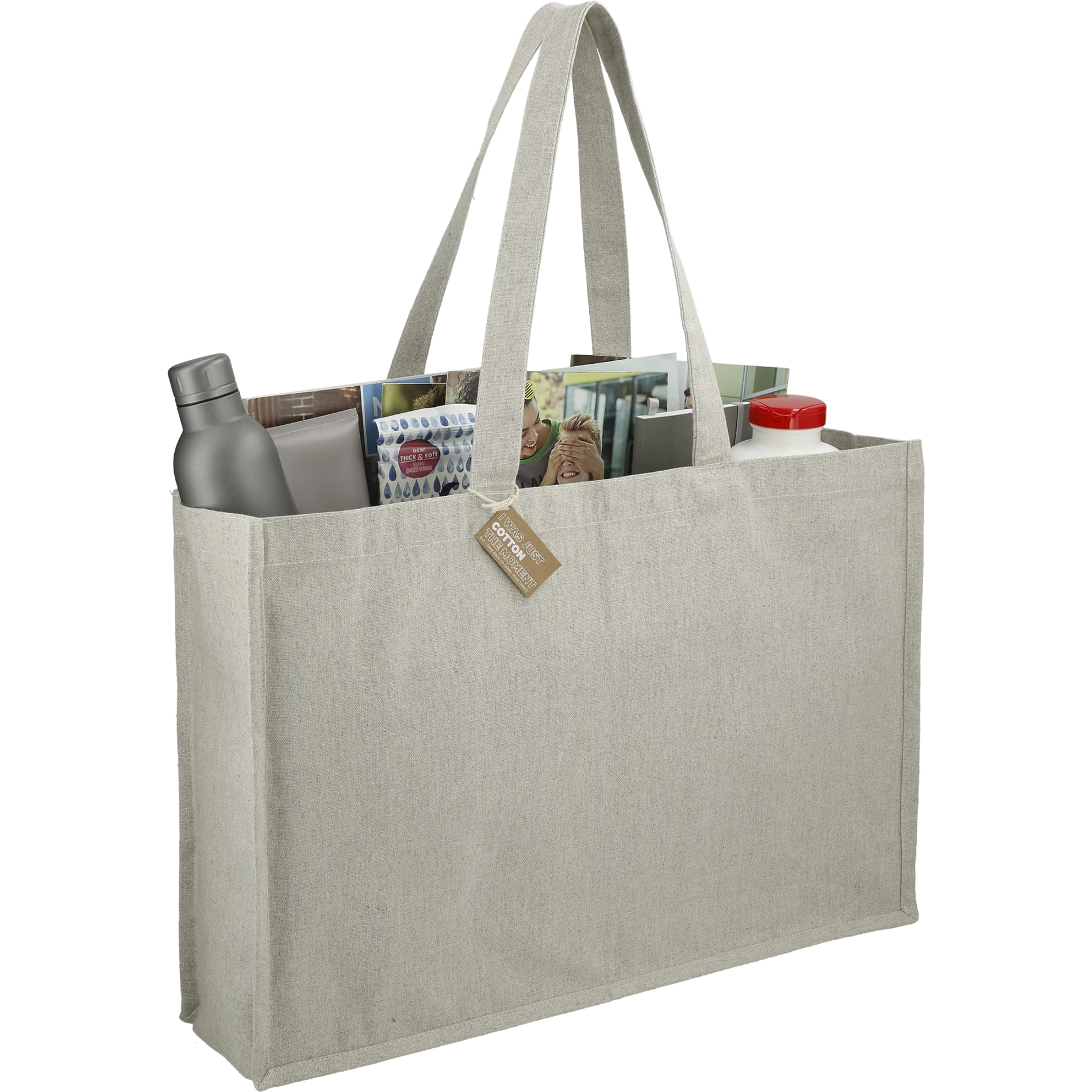 Repose 10oz Recycled Cotton Shoulder Tote 17
