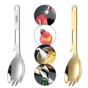 Versatile Stainless Steel 4 In 1 Spork Spoon Fork 15