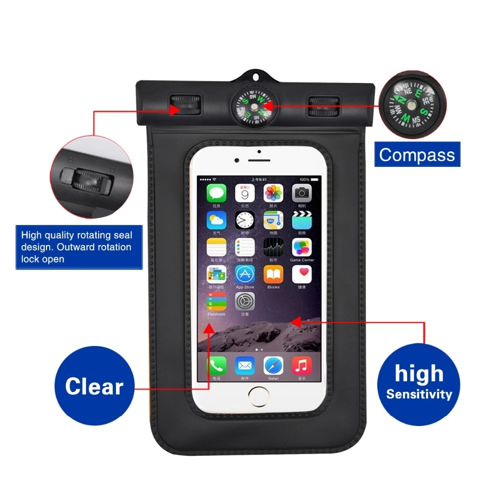 WATERPROOF PHONE POUCH WITH CORD 3