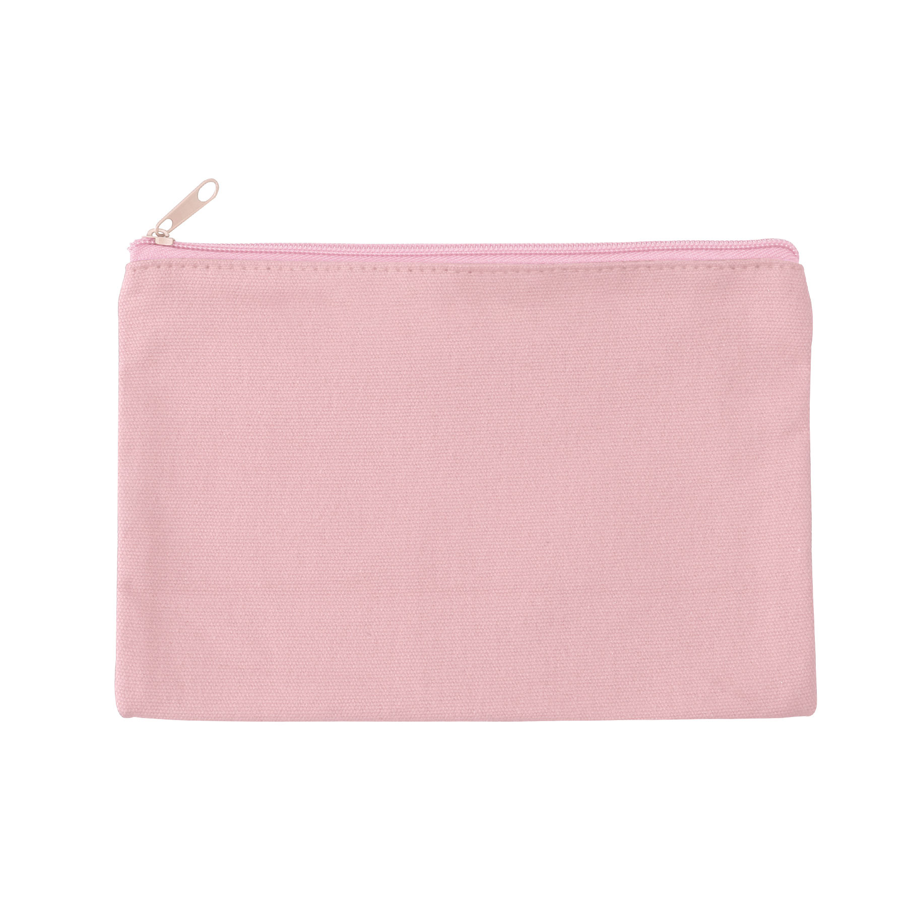 9" X 6" Cotton Canvas Zippered Pouch For Cosmetics, Toiletries & Tech Accessories 29