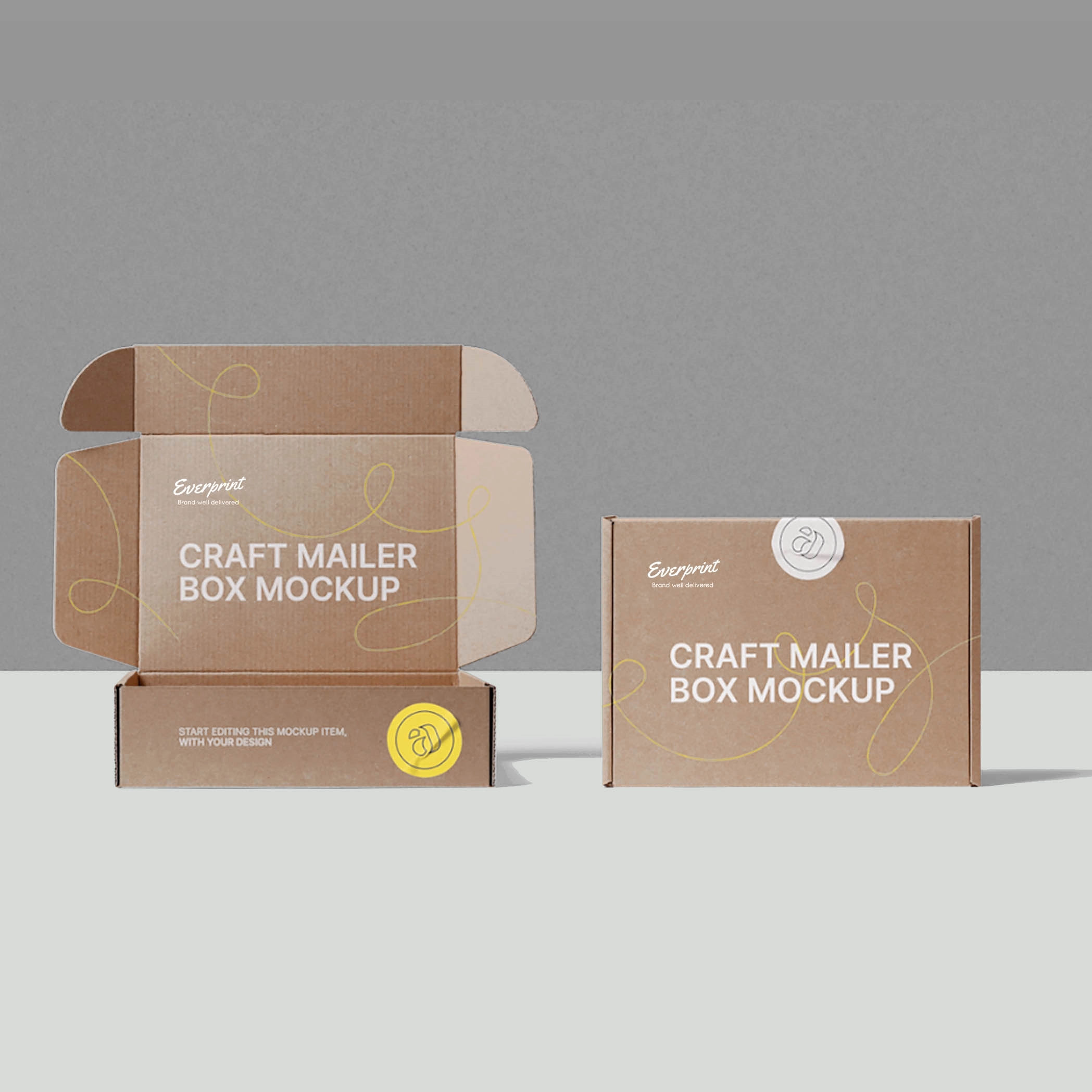 E-flute Cardboard Tuck Box Campaign Mailer 9