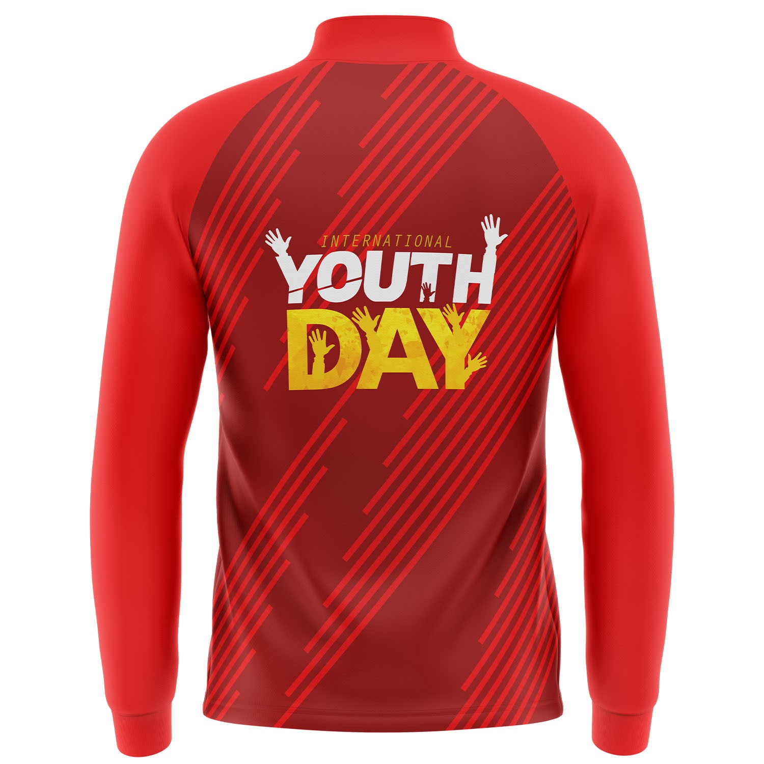 Youth 280 GSM Spandex Interlock Fleece Quarter Zipper Sweatshirt 1