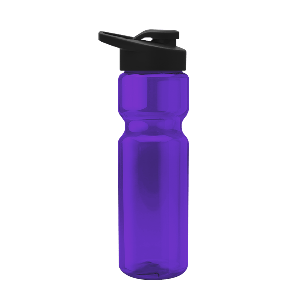 Blazer 28oz Transparent Bike Bottle w/Drink-thru Lid 397