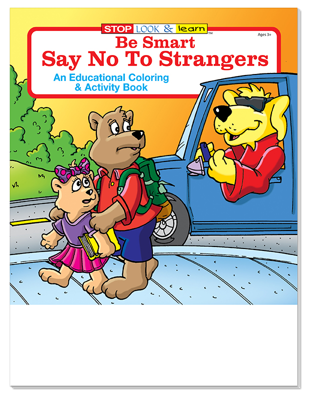 COLORING BOOK - Be Smart, Say No to Strangers Coloring & Activity Book 5