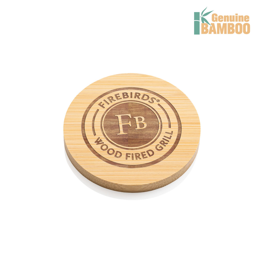 Yorkshire Bamboo Coasters Set - Round 4