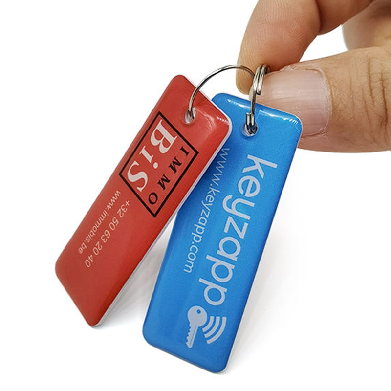 Color Epoxy NFC Keychain 2