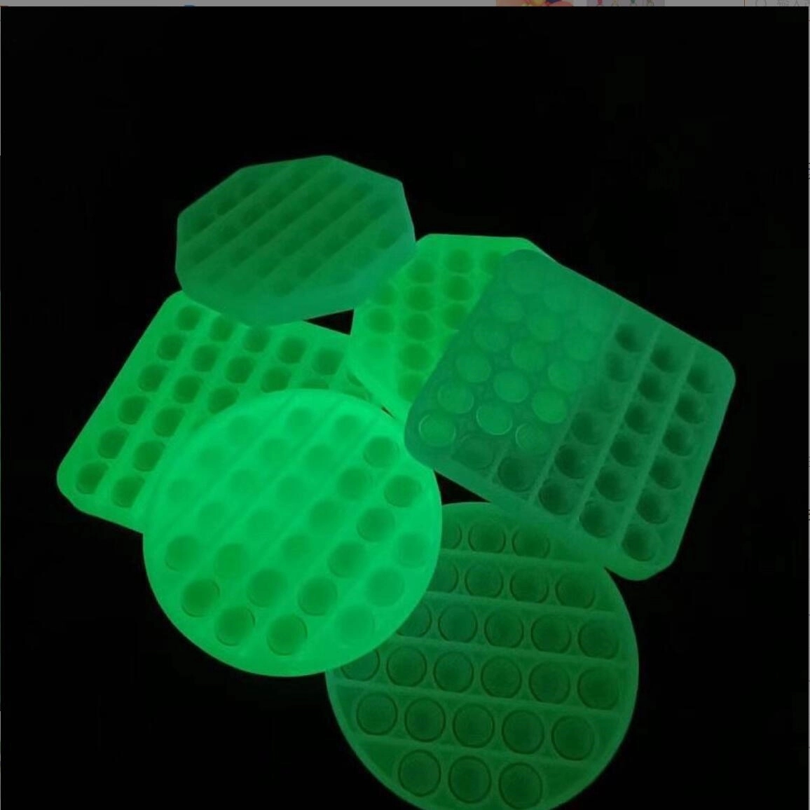 Luminous Round Push Pop Bubble 6