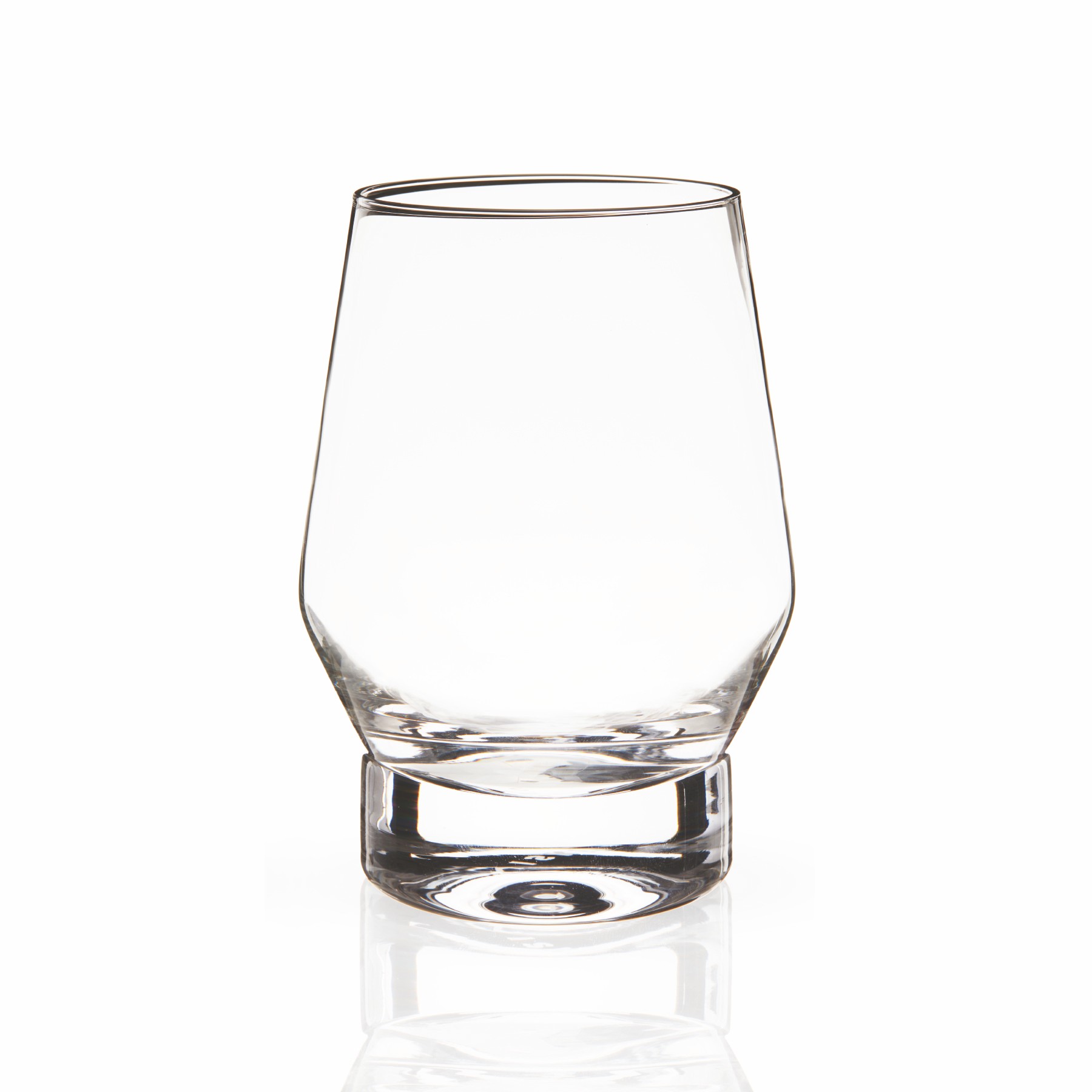 Viski® Raye Heavy Base Crystal Whiskey Glass, set of 2 6