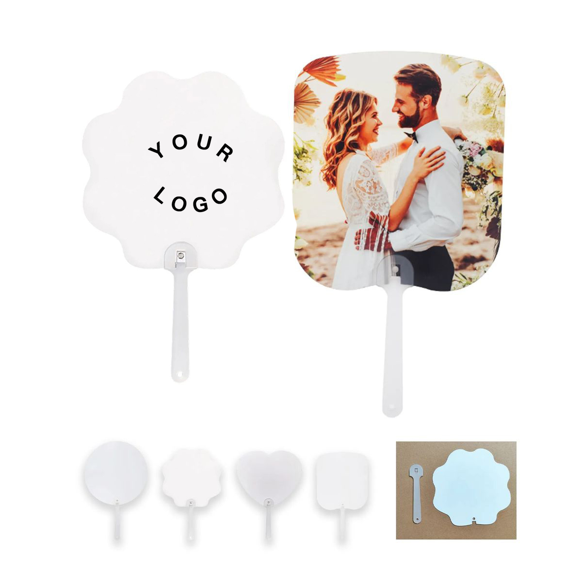 Lightweight Plastic Handheld Fan for Events and Fairs 2