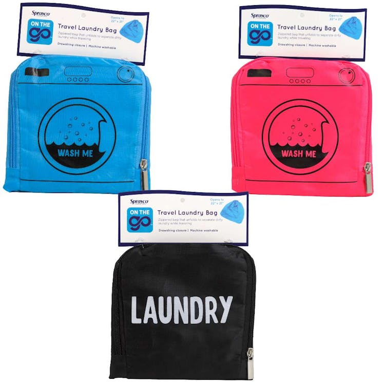 Travel Laundry Bags - 3 Pack Assorted Colors 1