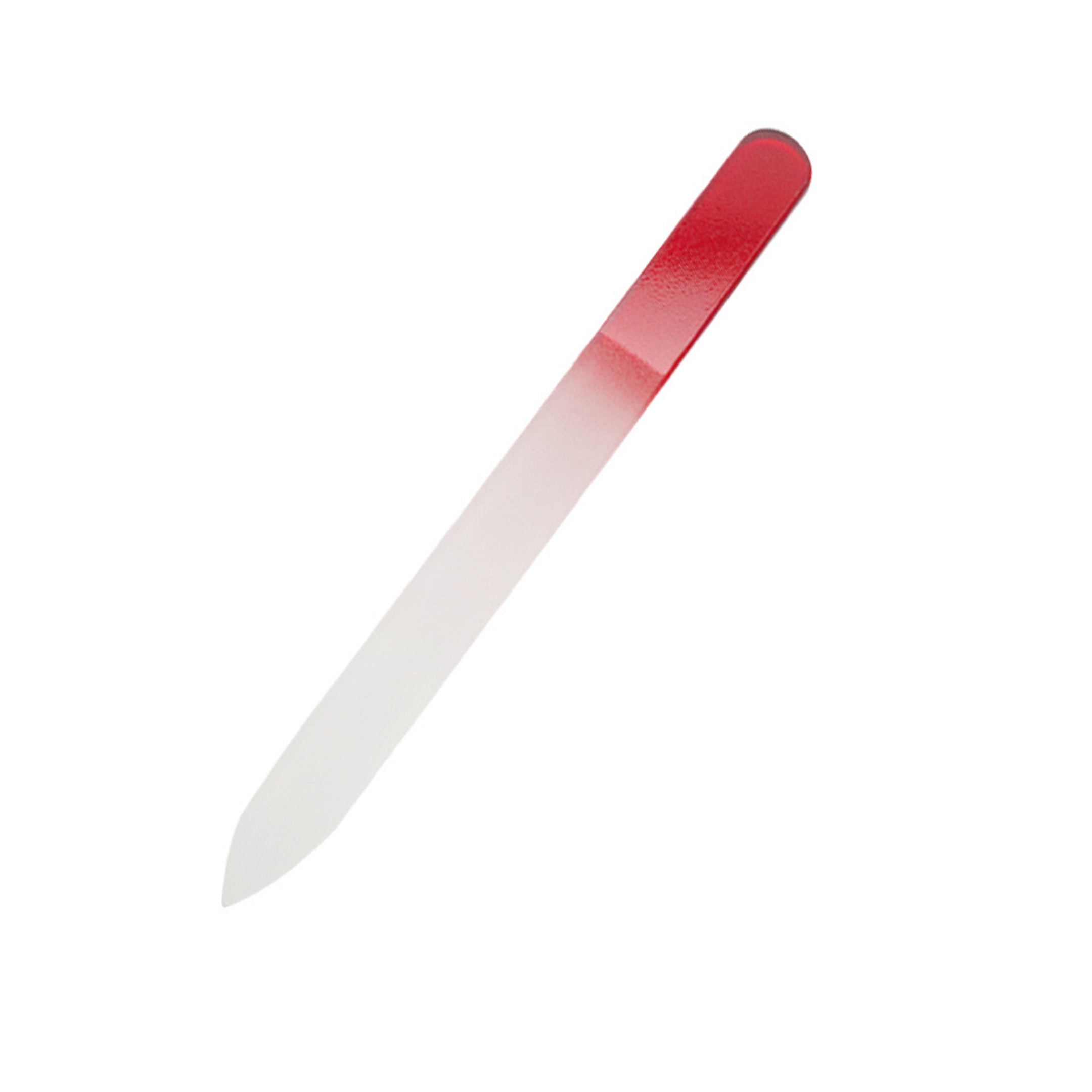 5 1/2" Premium Tempered Glass Nail File in Clear Sleeve 5