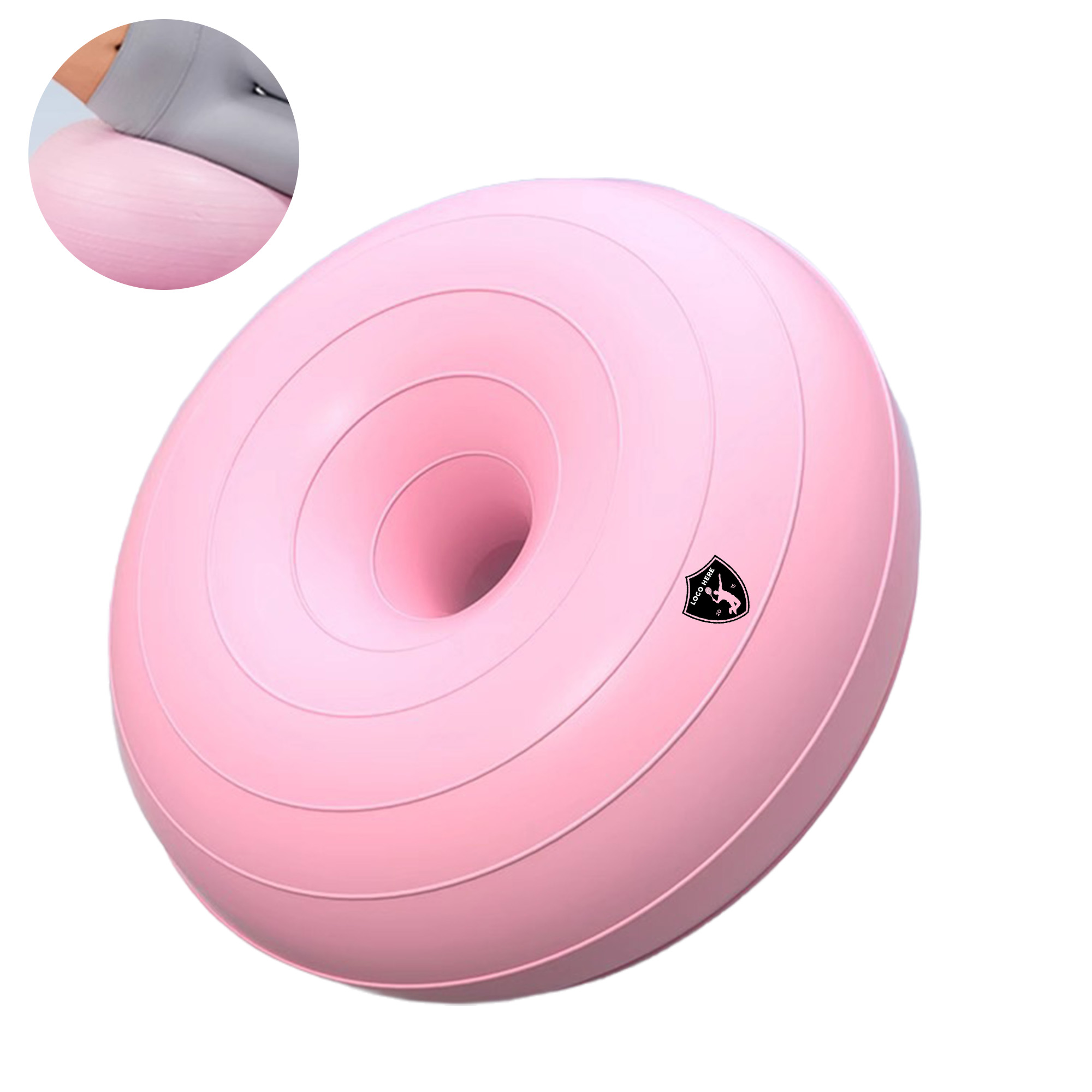 MOQ 50 Anti-Burst Massage Yoga Ball with Textured Finish 3