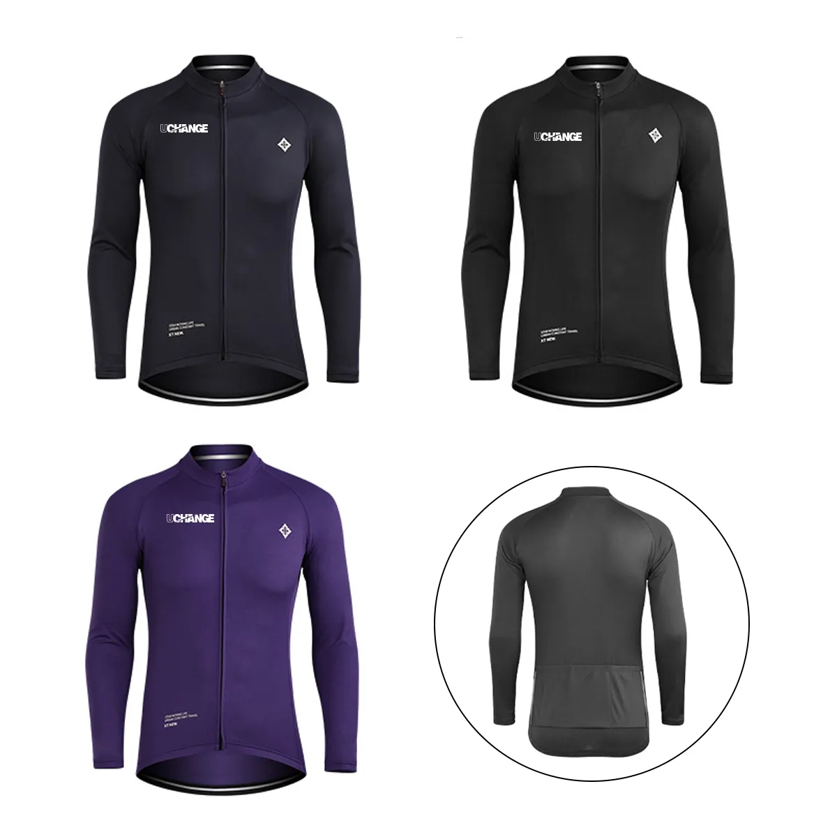 Breathable Long Sleeve Cycling Jersey For Team Rides 7