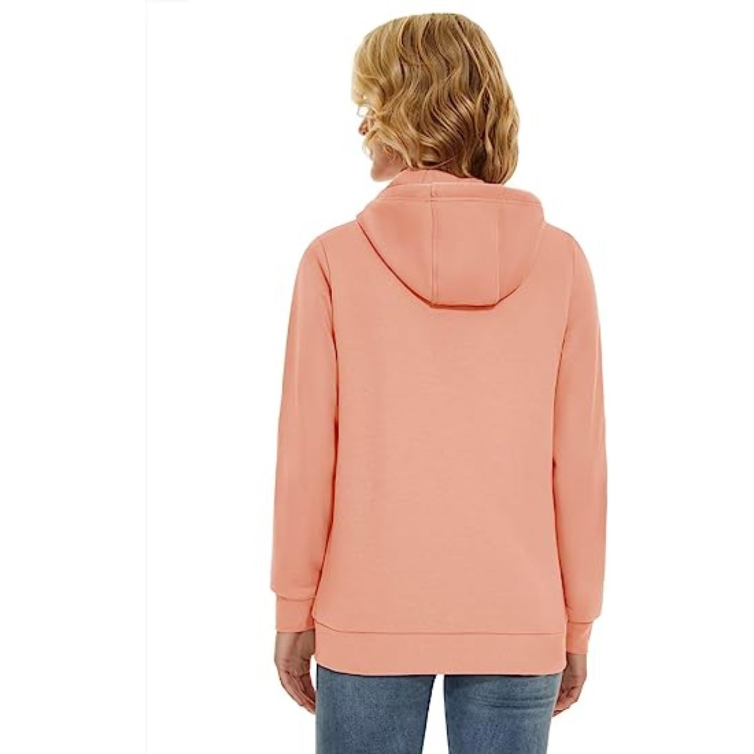 REPREVE® - Women's Recycled Zipper Hoodie w/ Kangaroo Pocket & Antibacterial 4