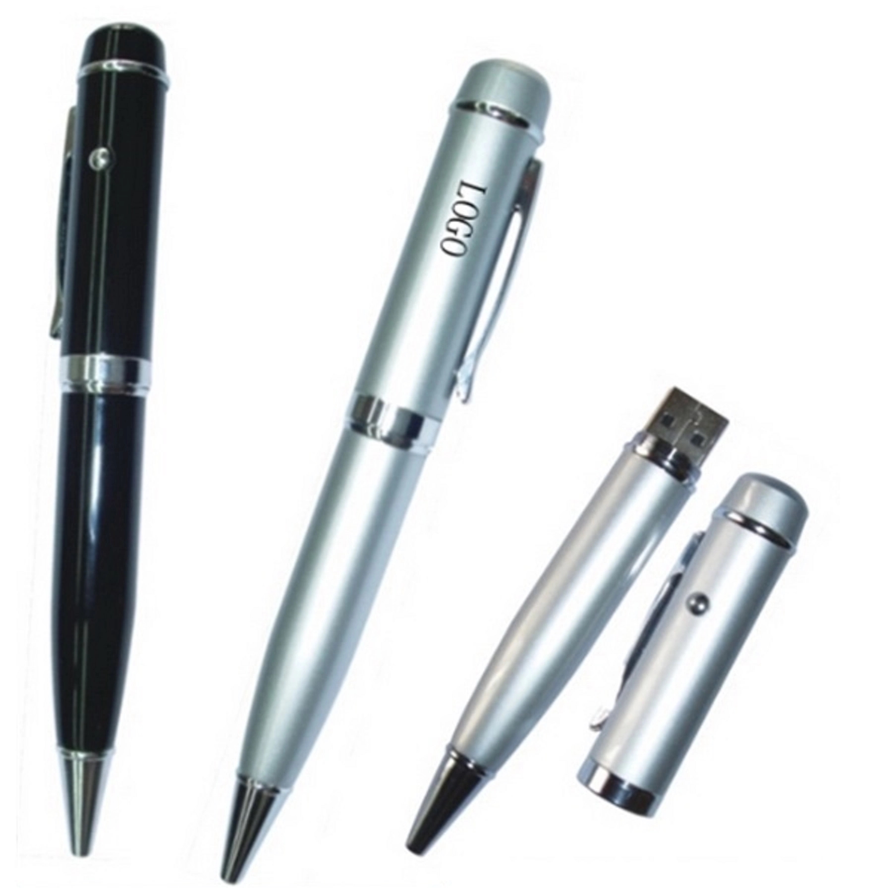 2GB USB Flash Drive Laser Pointer Ball Pen 2