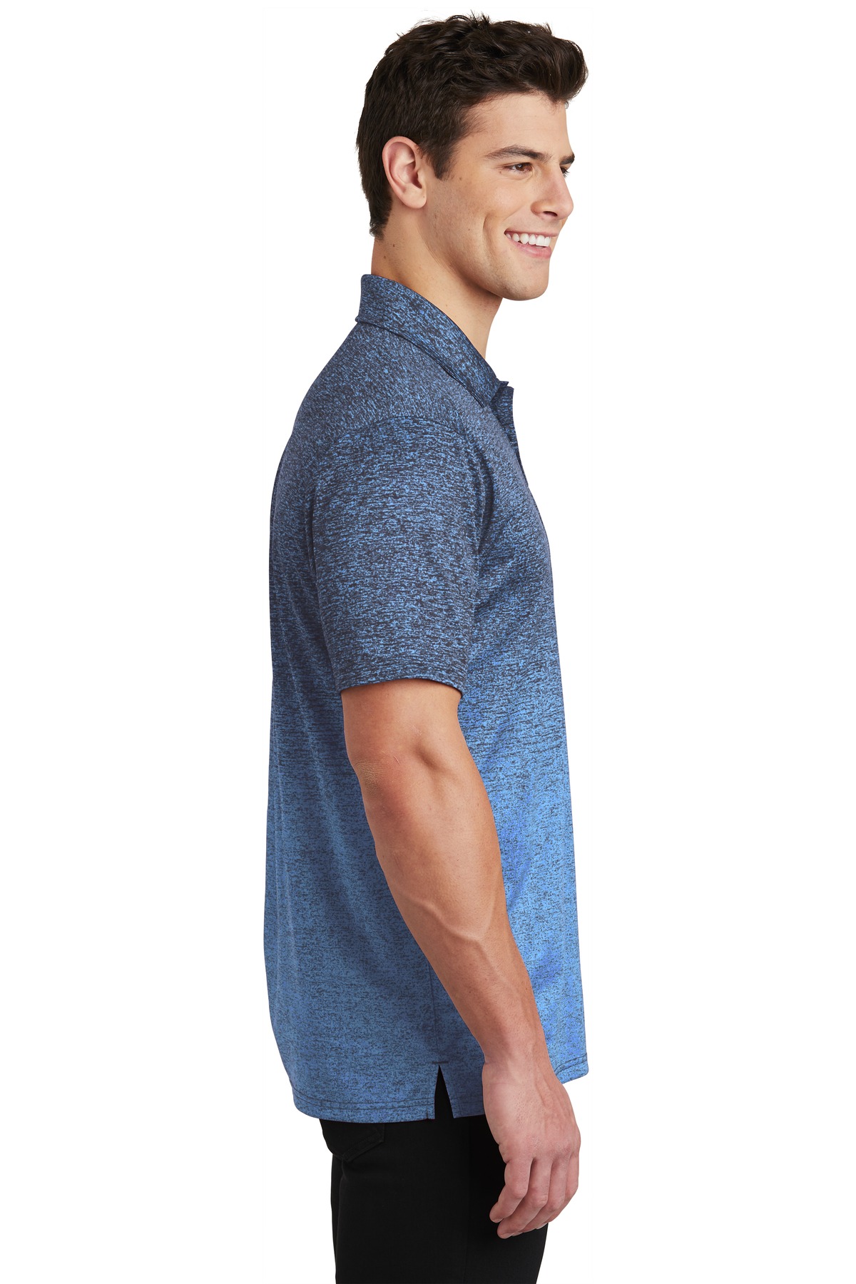Ombre Heather Polo