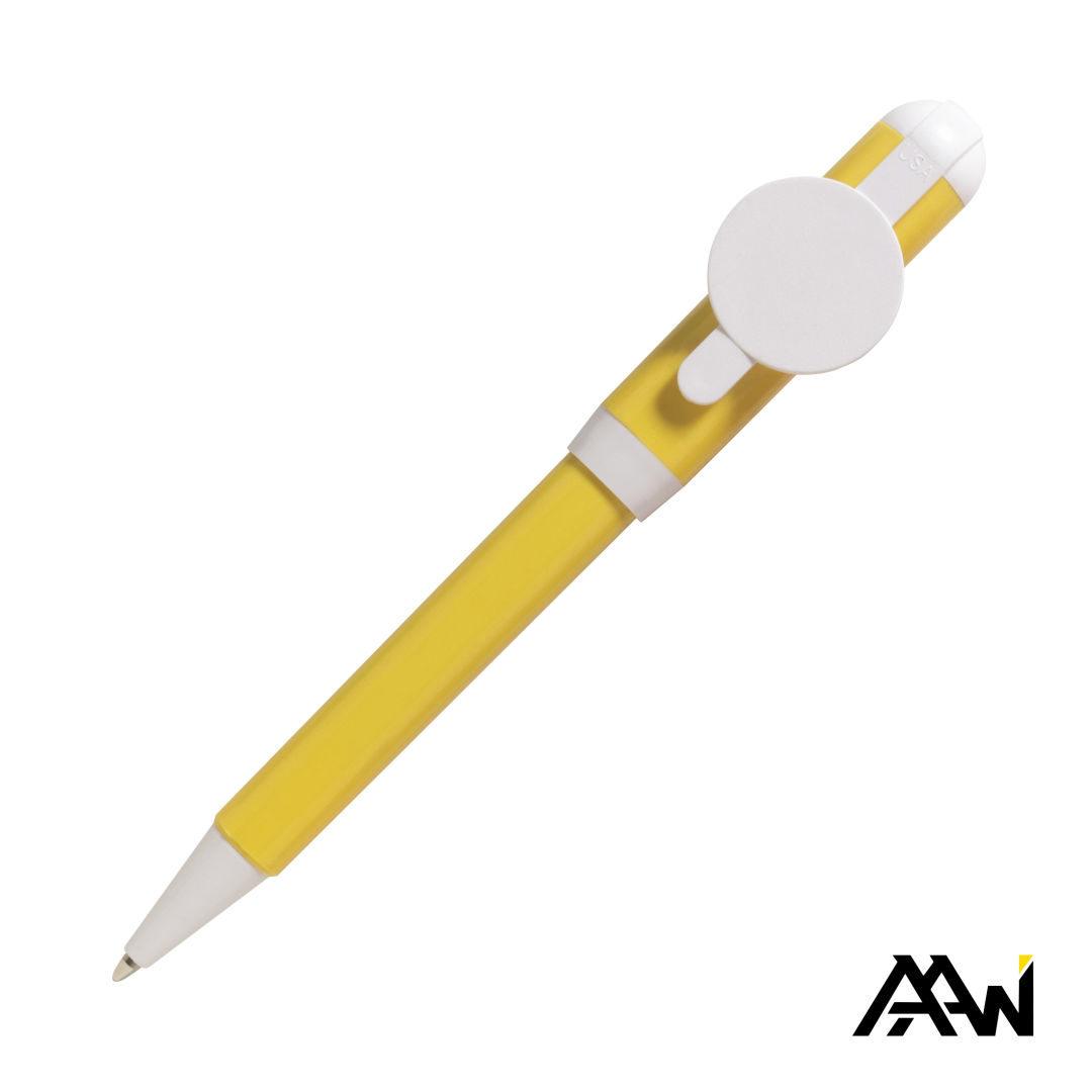 Jumbo QR Billboard Twist Pen - White Accent 6