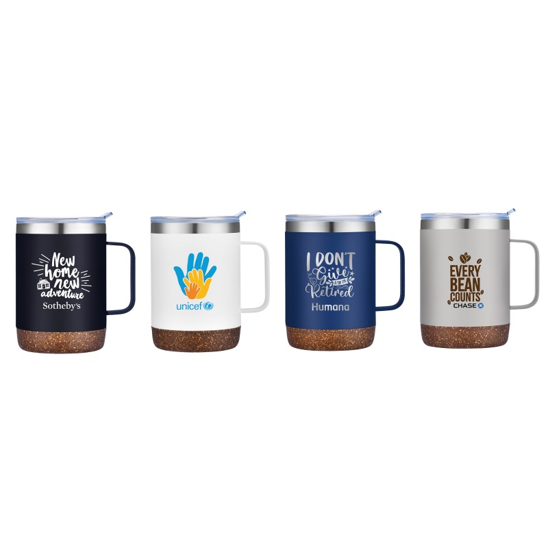 12 oz. Vacuum Mug with Cork Bottom 2