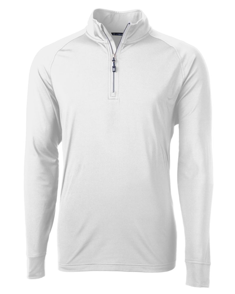 Cutter & Buck Adapt Recycled Soft Knit Stretch  Mens Quarter Zip Pullover 23