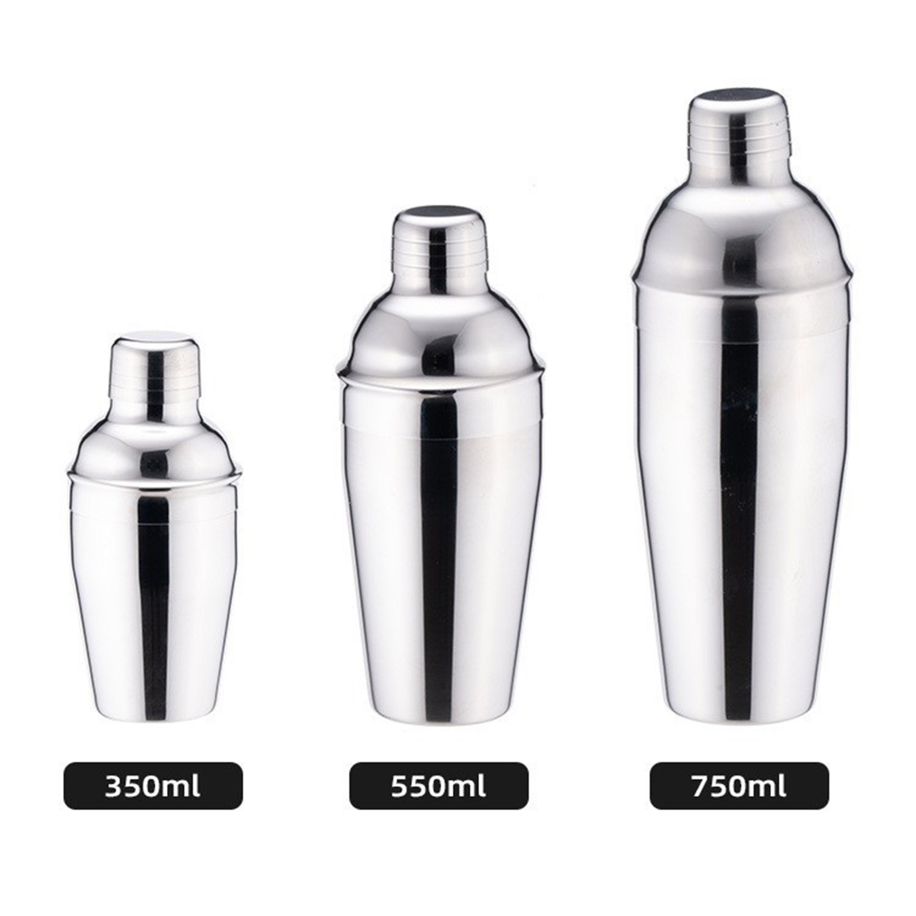 25Oz Stainless Steel Cocktail Shaker 2