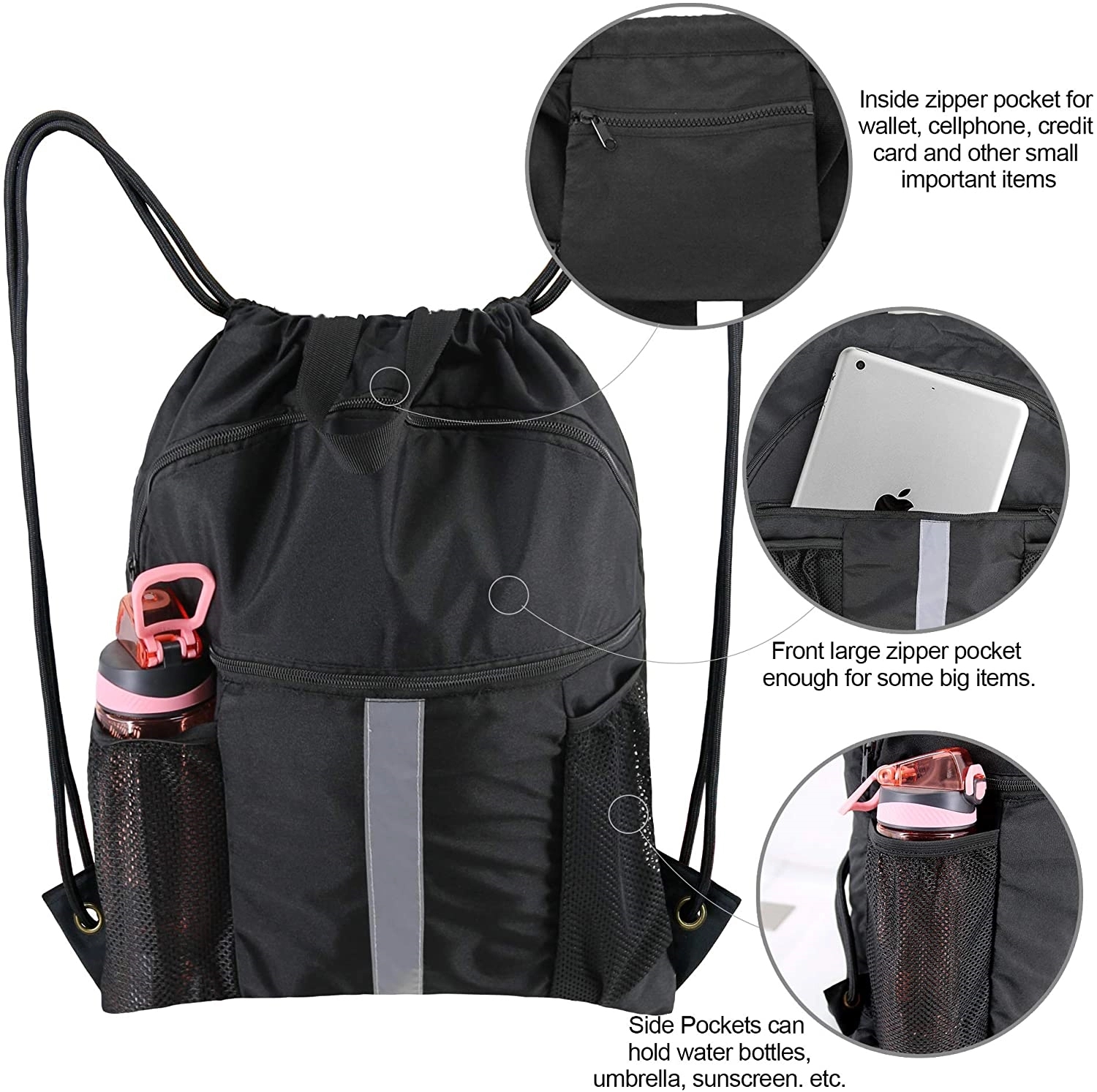 Greystone String Backpack 3