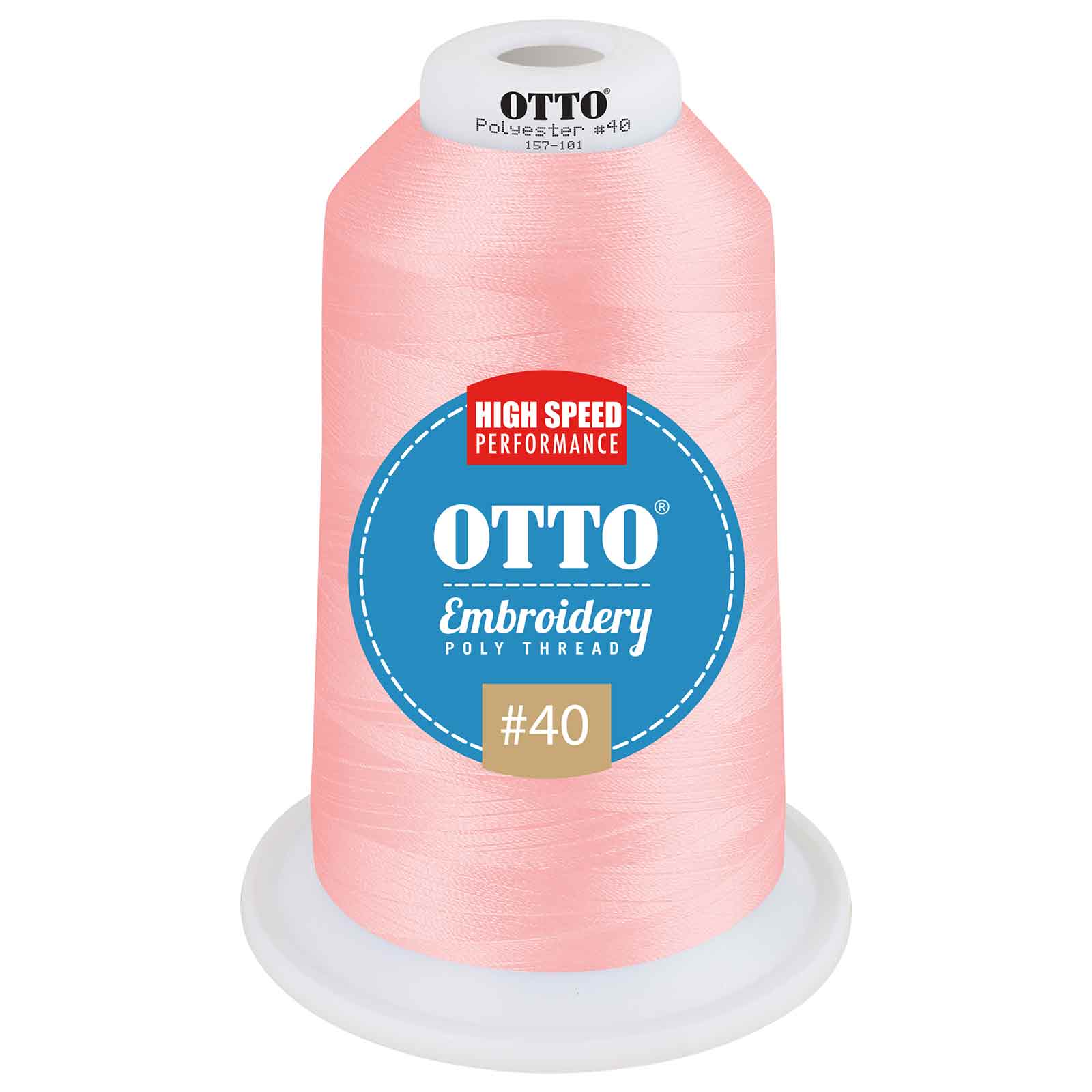 OTTO Embroidery Poly Thread #40 5,500 yd. King Cone 1025