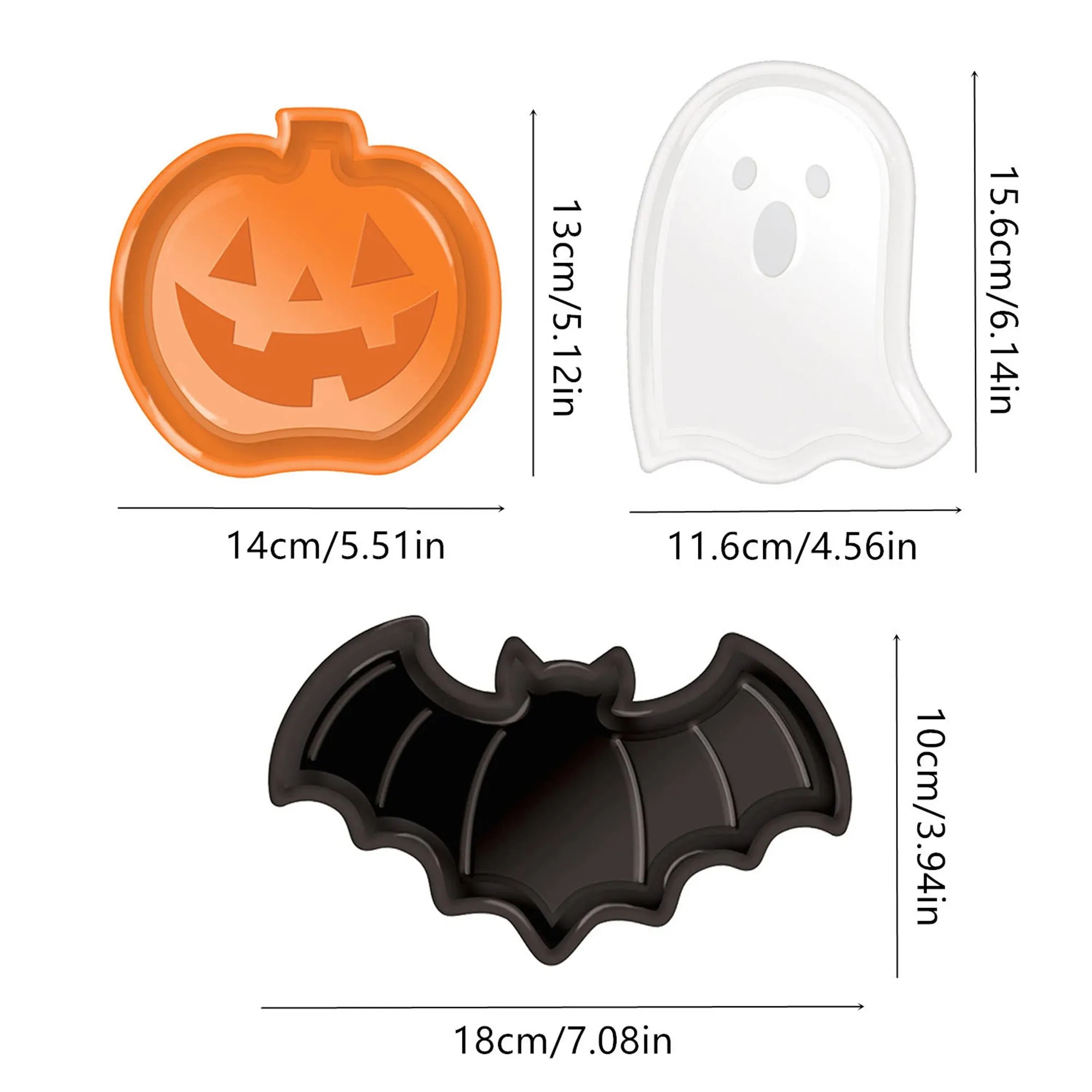 MOQ 30 Halloween Snack Dessert Plate Party Decoration 7