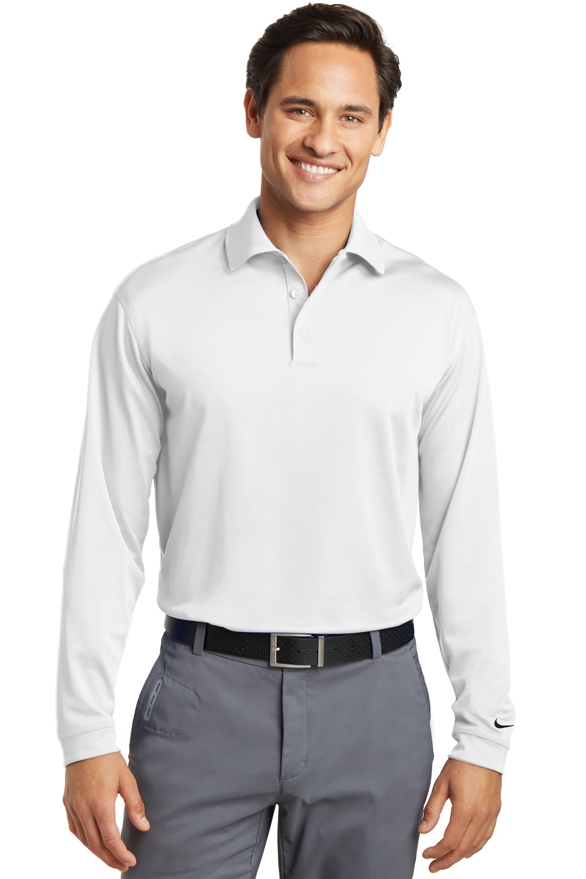 Nike Long Sleeve Dri-FIT Stretch Tech Polo. 466364 33
