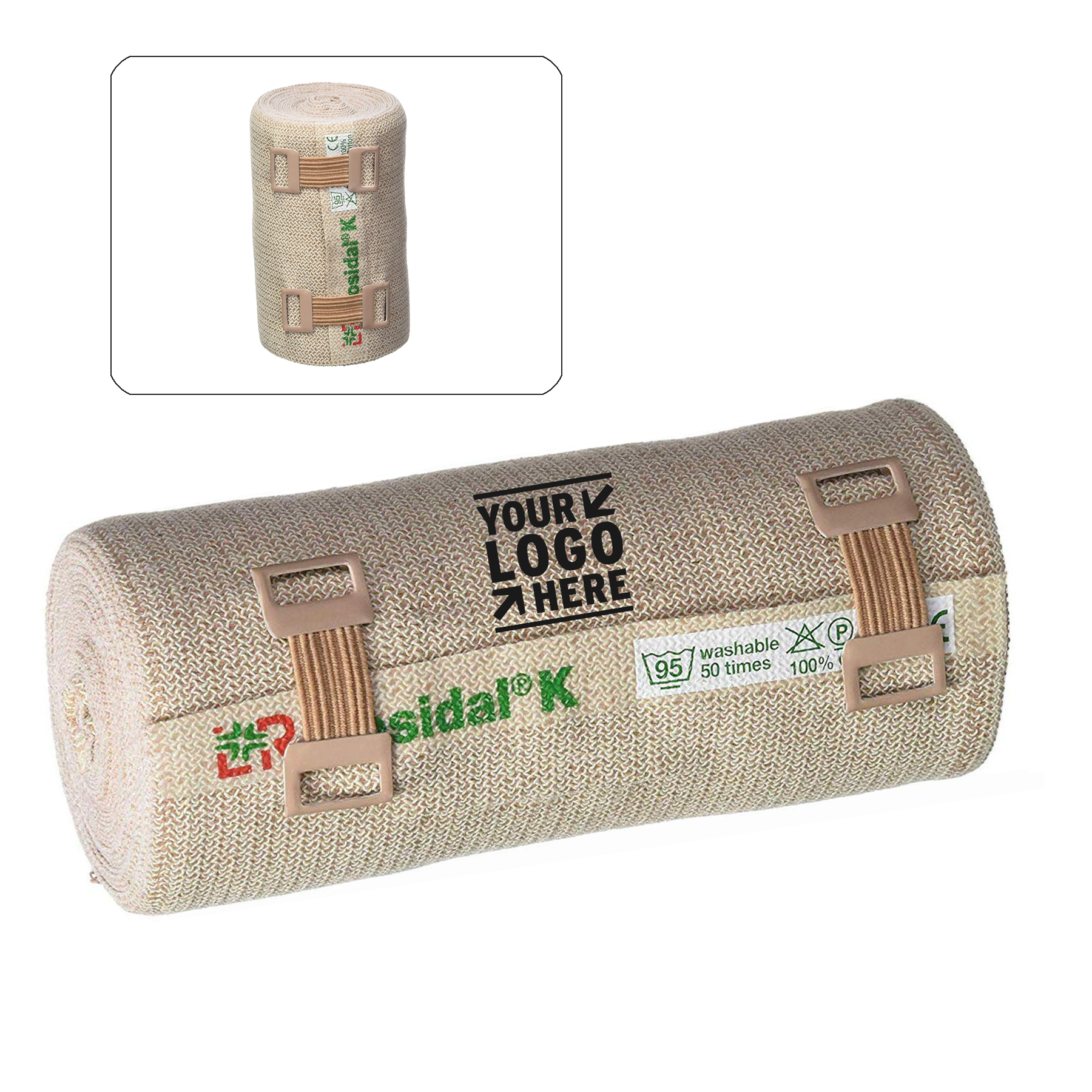 Edema Venous Insufficiency 1 Roll 3.14" x 5.5 Yards Rosidal K Short Stretch Compression Bandage