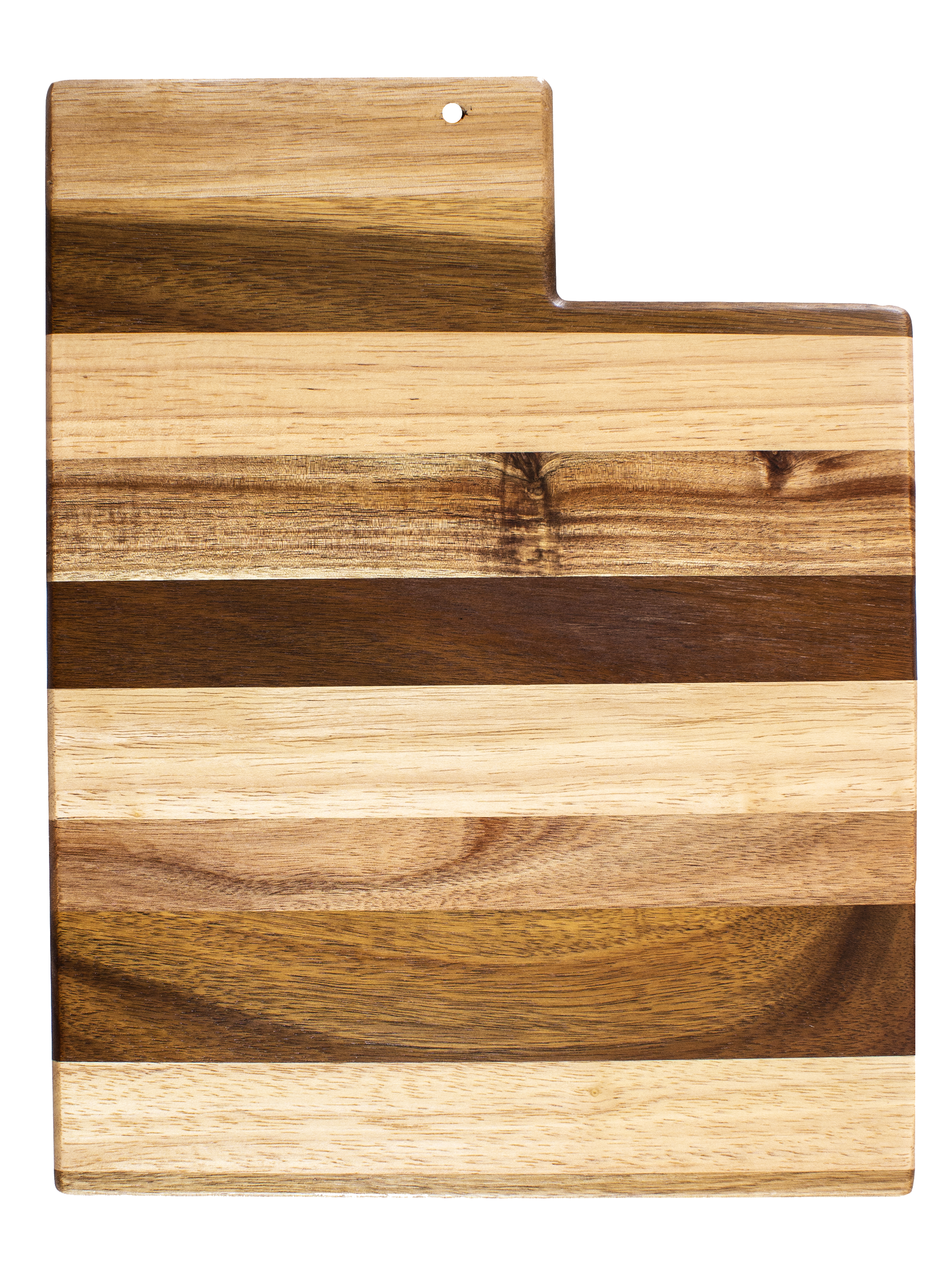 Rock & Branch® Shiplap Series Utah State Shaped Wood Serving and Cutting Board 6
