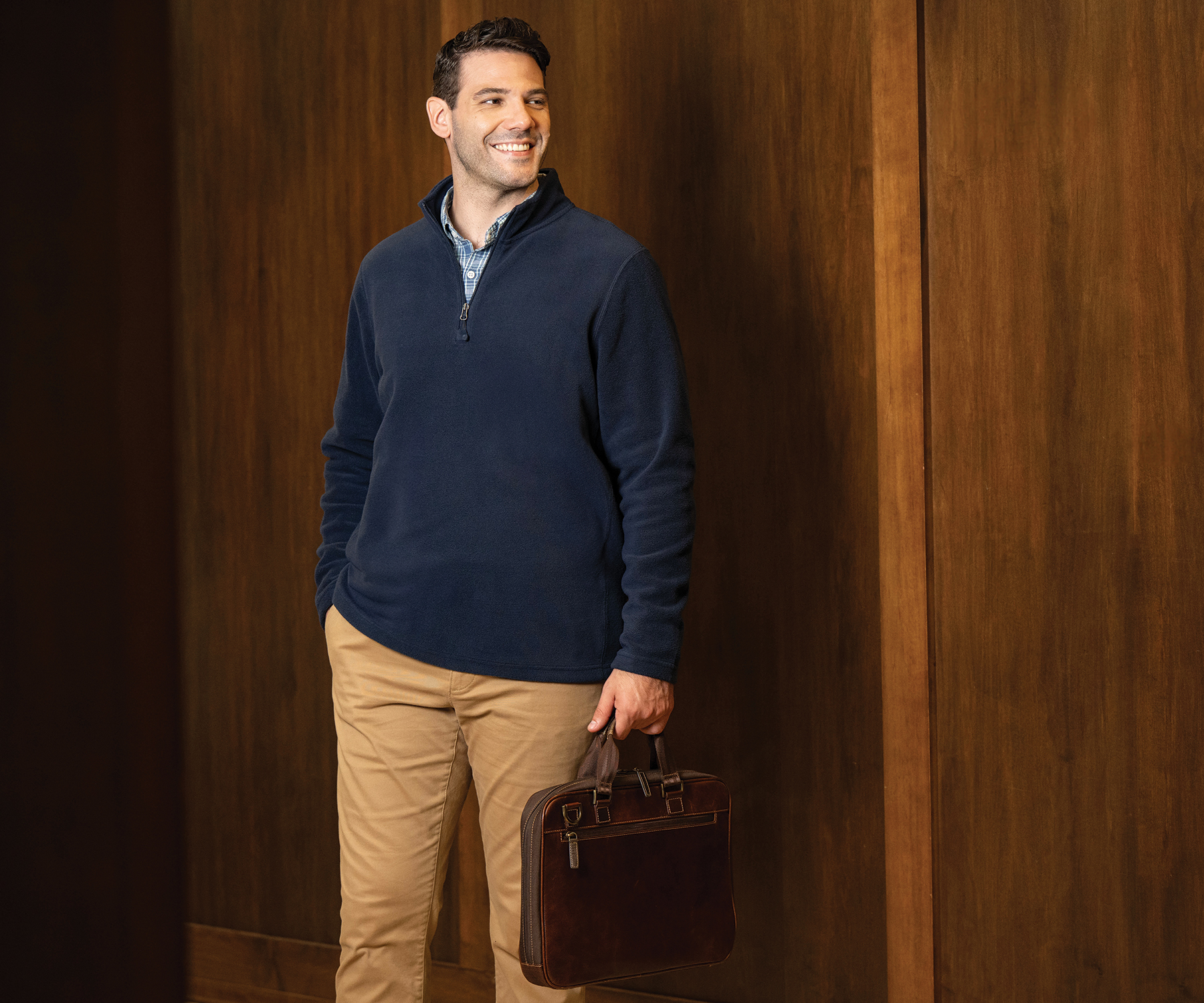 Men's Compass Microfleece Pullover 36