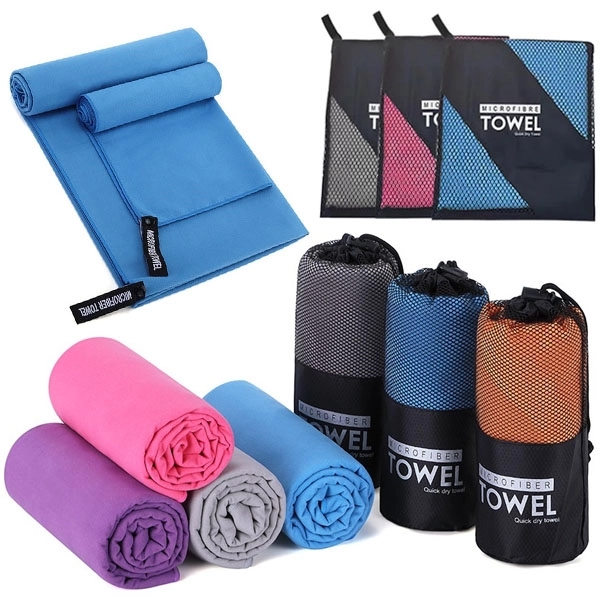 Microfiber Quick-Drying Sports Towel - 47.2 " x 19.7 " 10