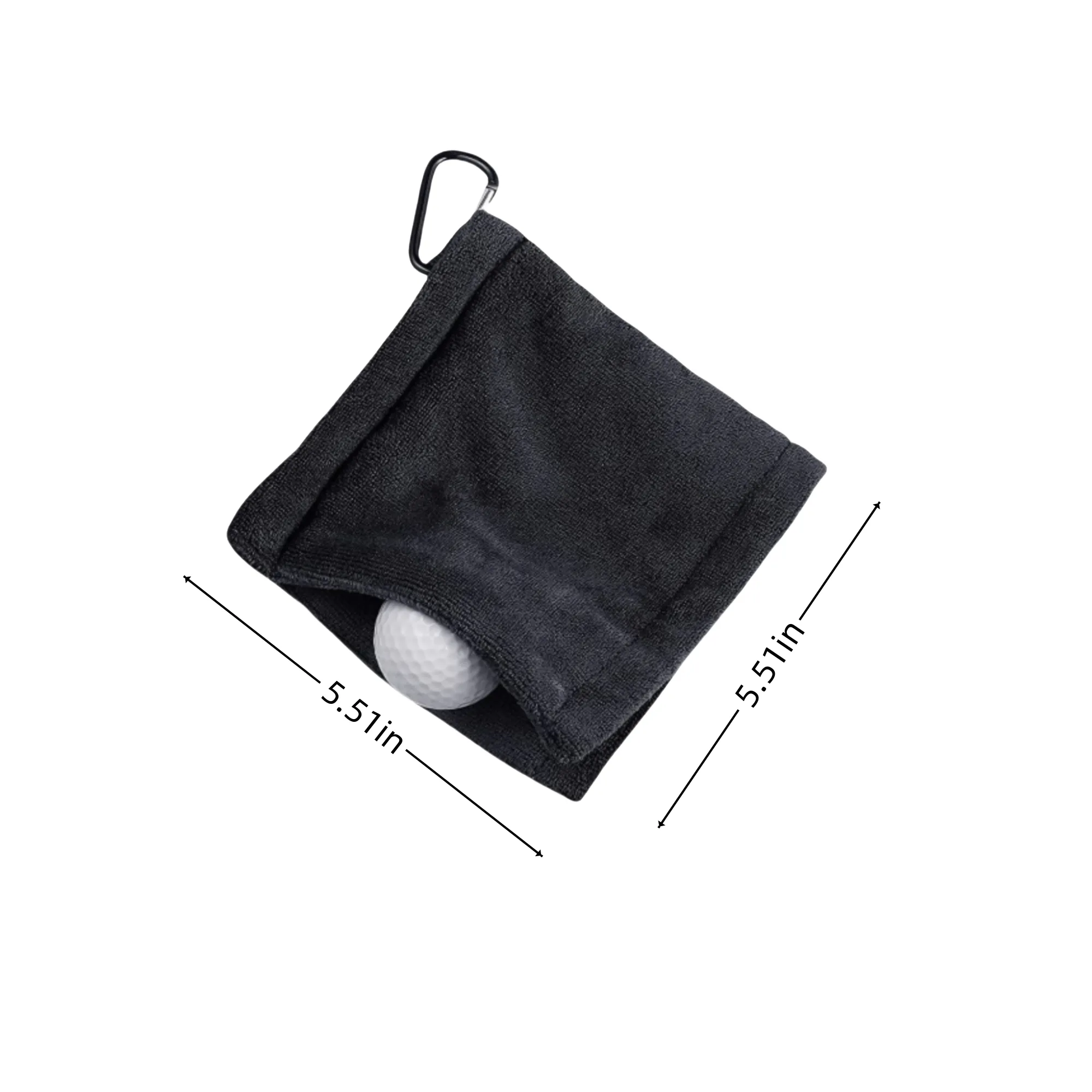 Premium Golf Ball Towel with Wet/Dry Technology & D Clip 8