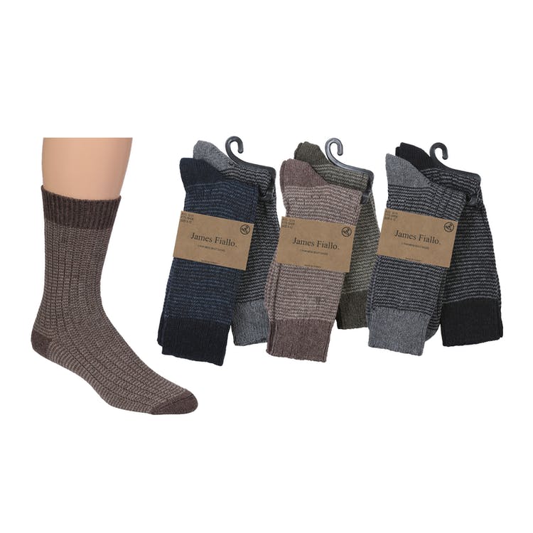 Men's Heavy Thermal Socks - Assorted Size 10-13 2 Pack 2