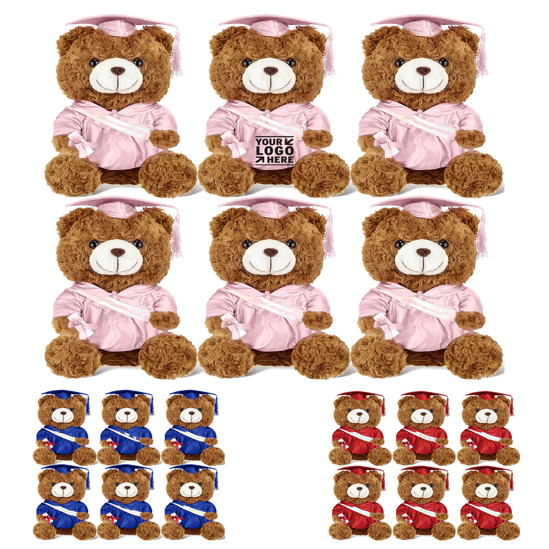 Graduation Plush Bear Toy 2