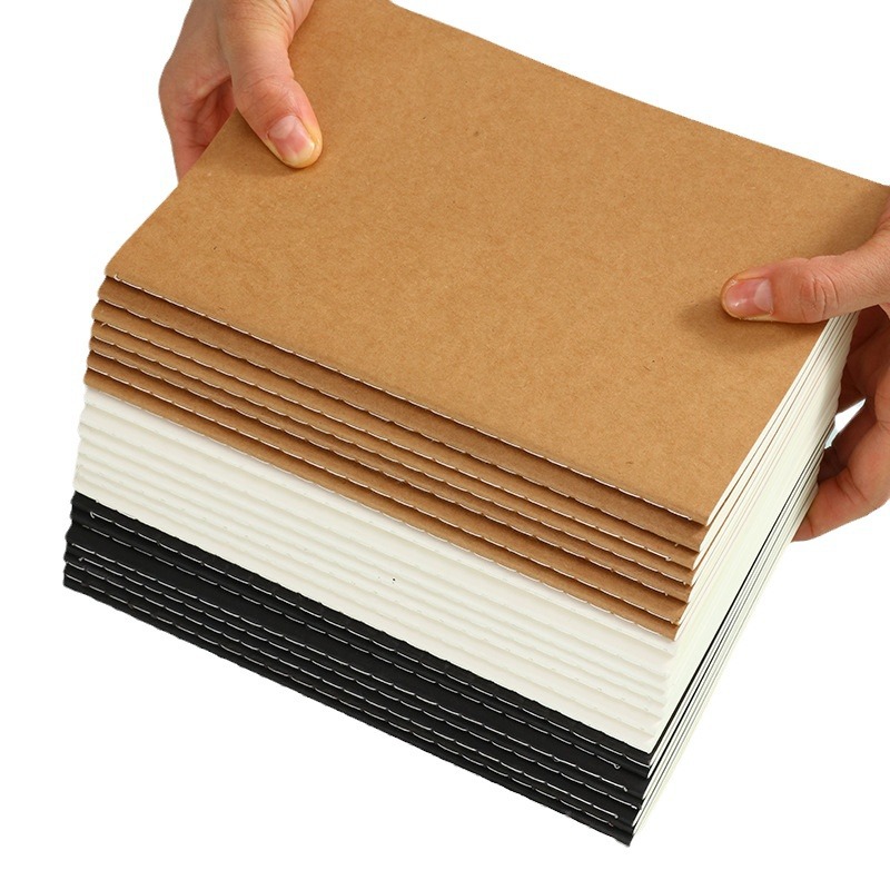 A5 Size Lined Kraft Paper Notebook Diary 4