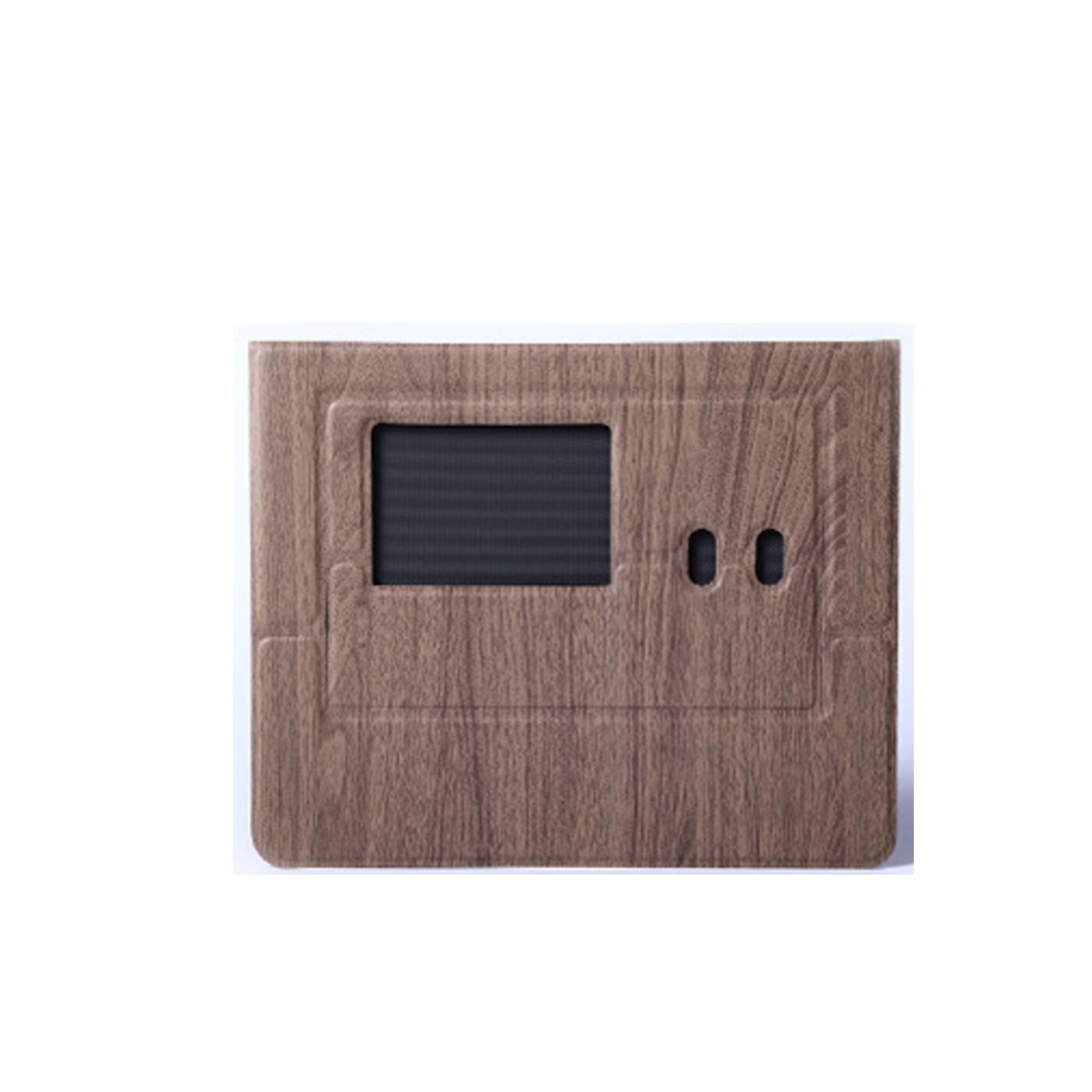 PU Leather Laptop Mouse Pad with Phone & Pen Holder 4