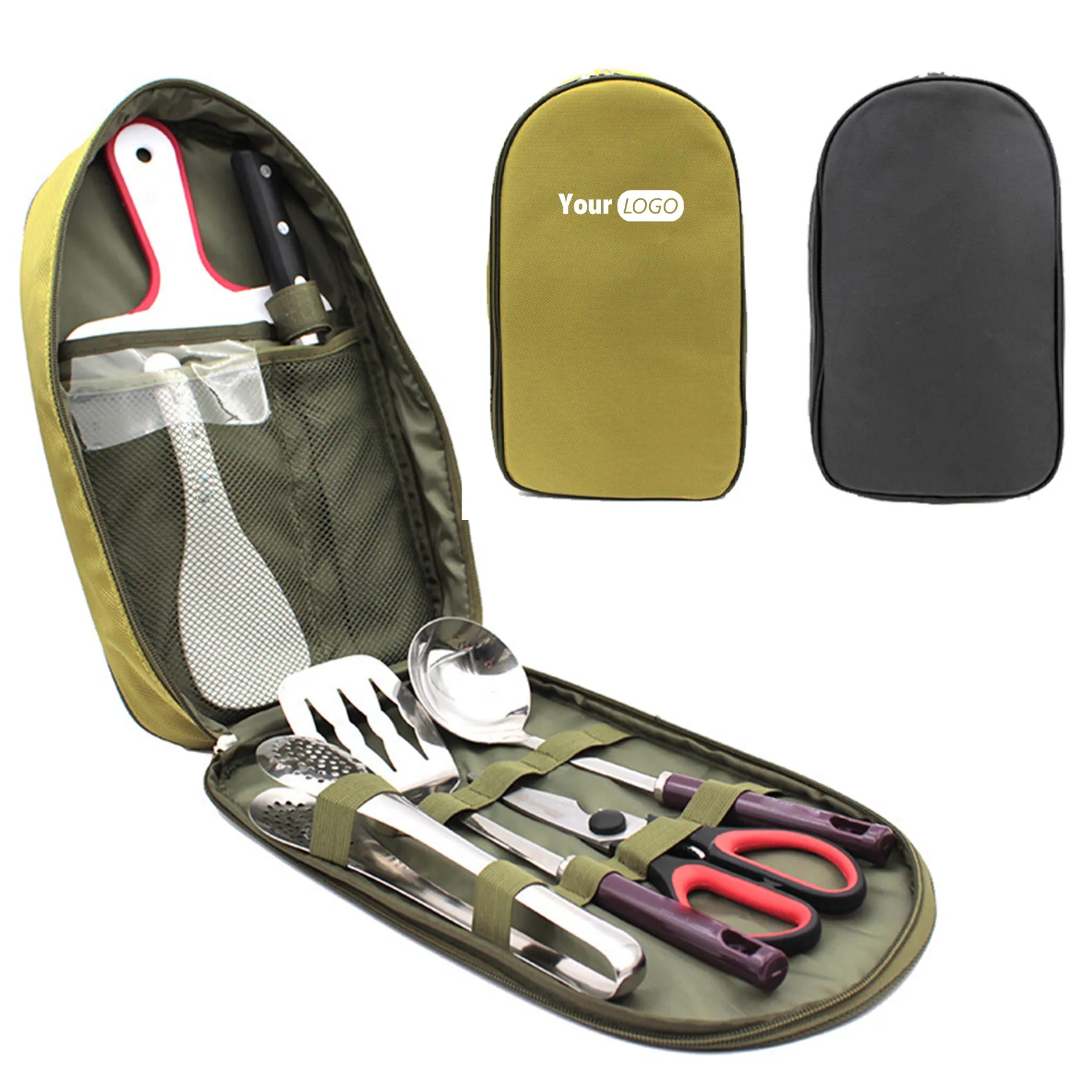 Stainless Steel Outdoor Camping Kitchenware Set 5