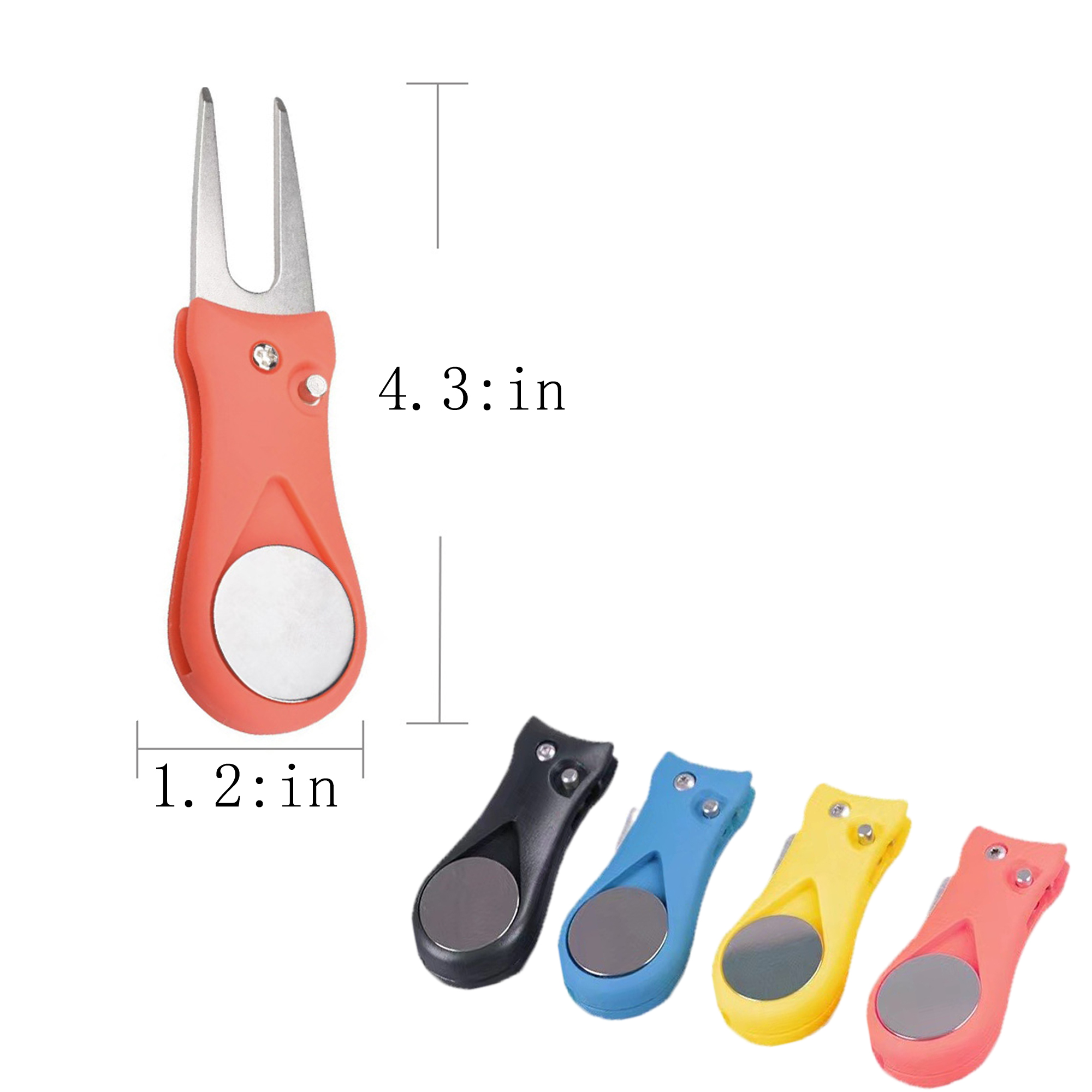 Portable Folding Golf Divot Tool 3