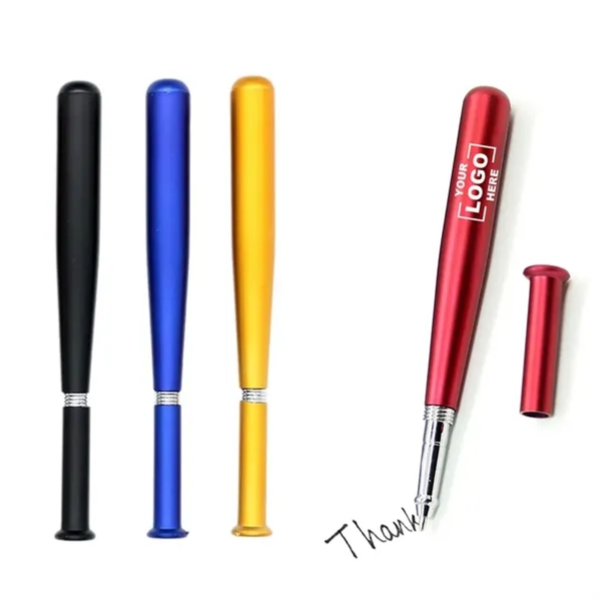 Baseball Bat Shape Ballpoint Pen For Sports Promotion
 2