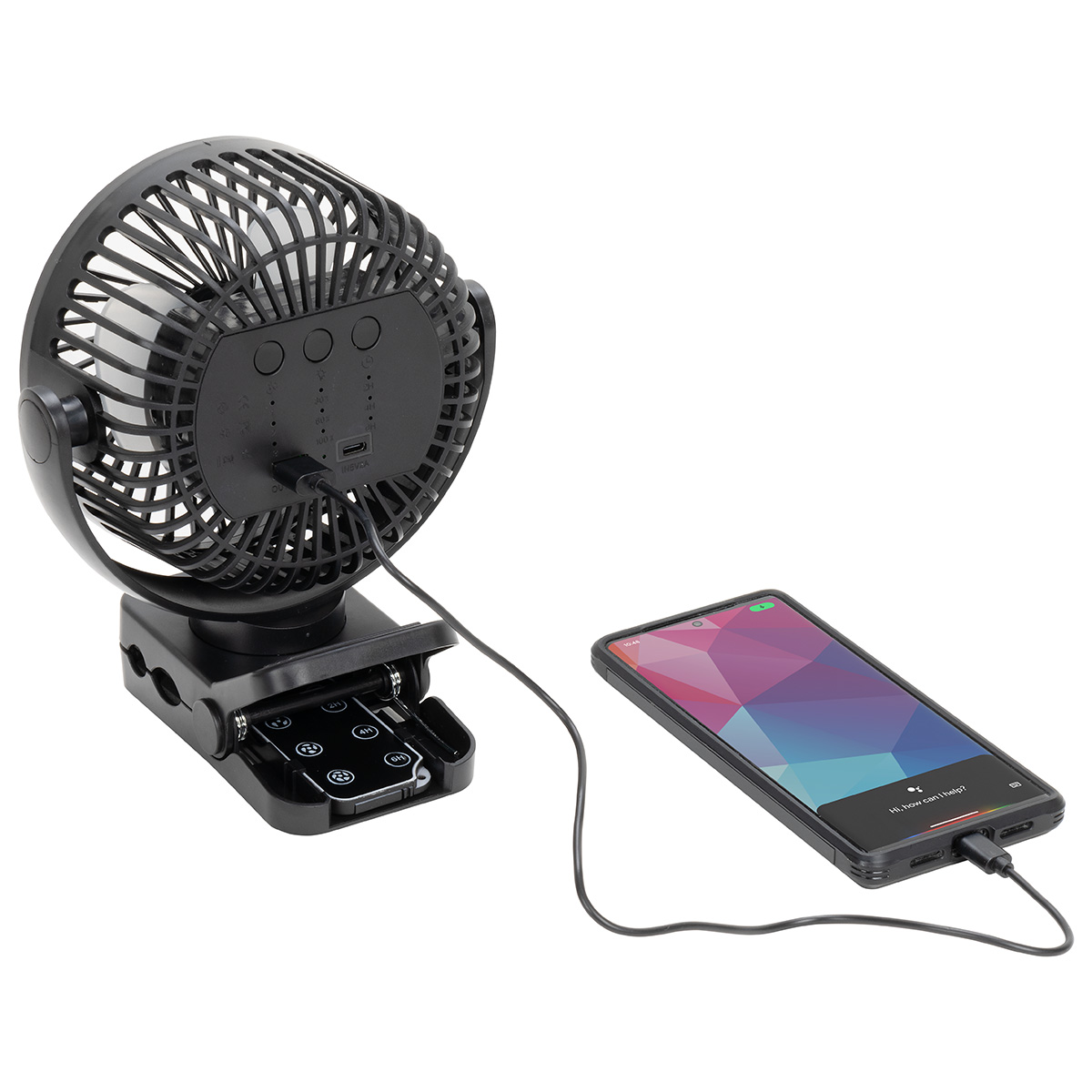 Zephyr Clip Fan with Power Bank, Light & Remote Control 7