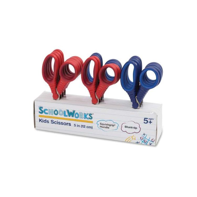 Fiskars Schoolworks Scissors - 2 Colors 5" 12 Set 1