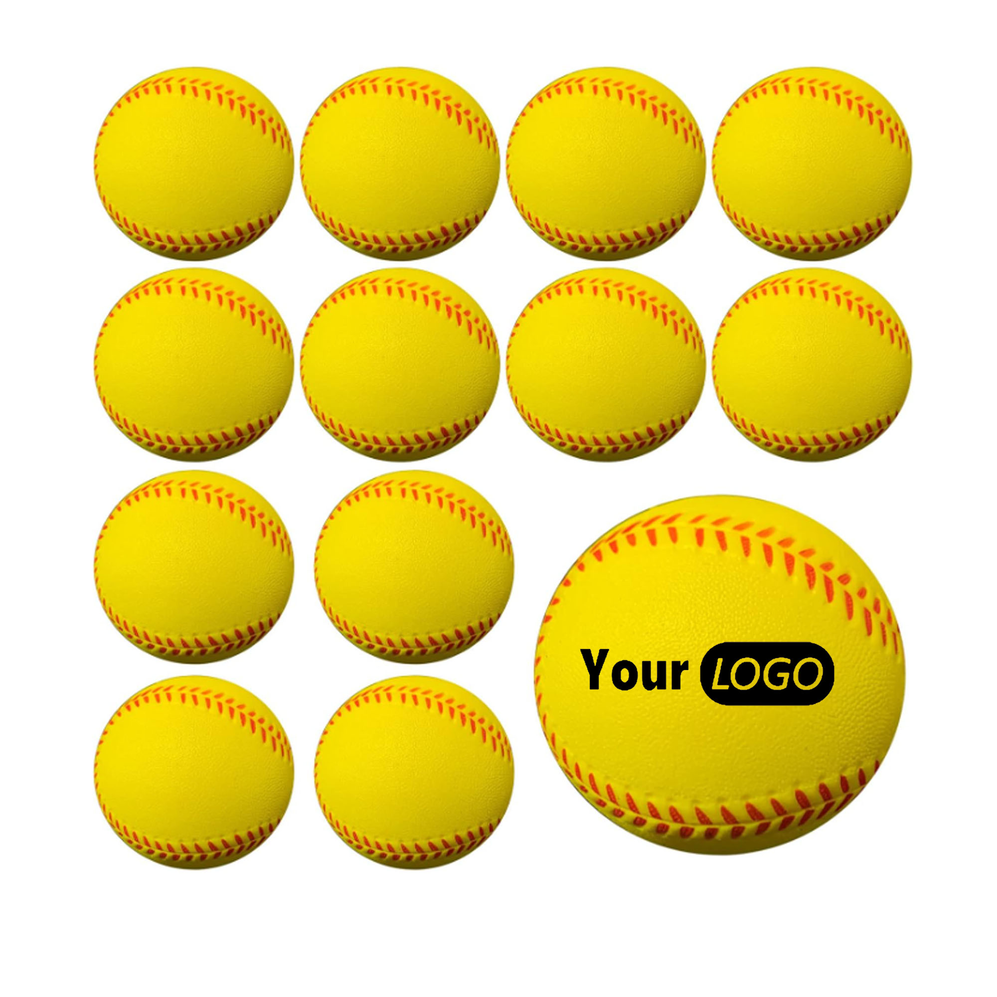 PU Foam Baseball Mini Stress Relief Ball With Your Brand 3