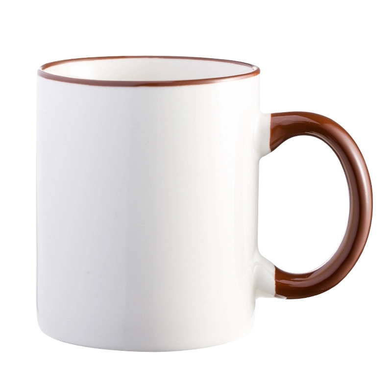 Custom 11 oz Smooth Ceramic Coffee Mug 7