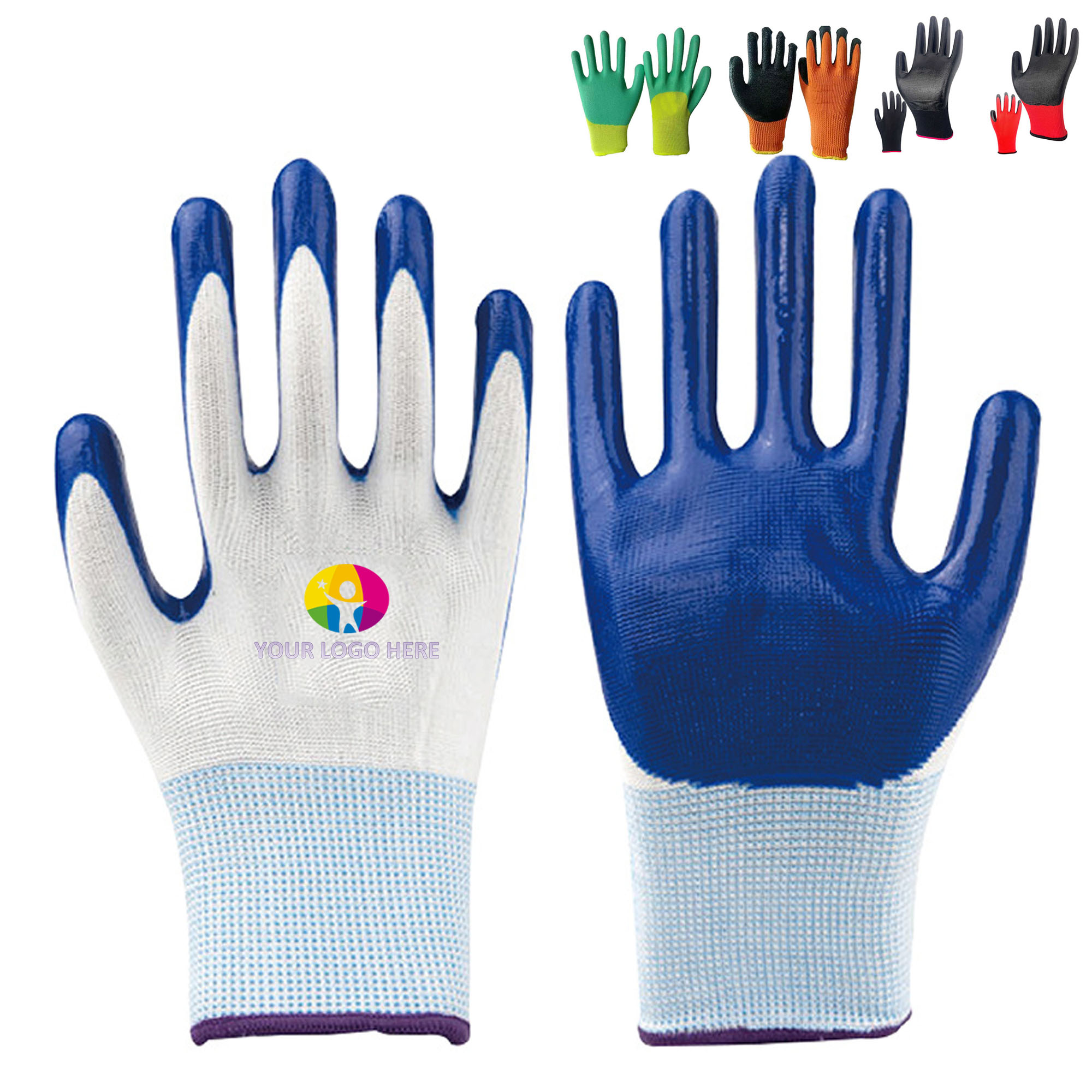 Rubber Coated Working Gloves 4